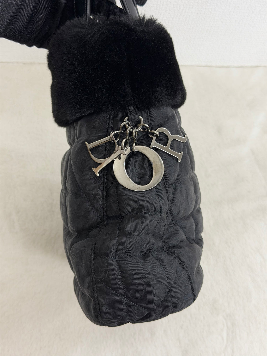 Christian Dior Faux fur handbag