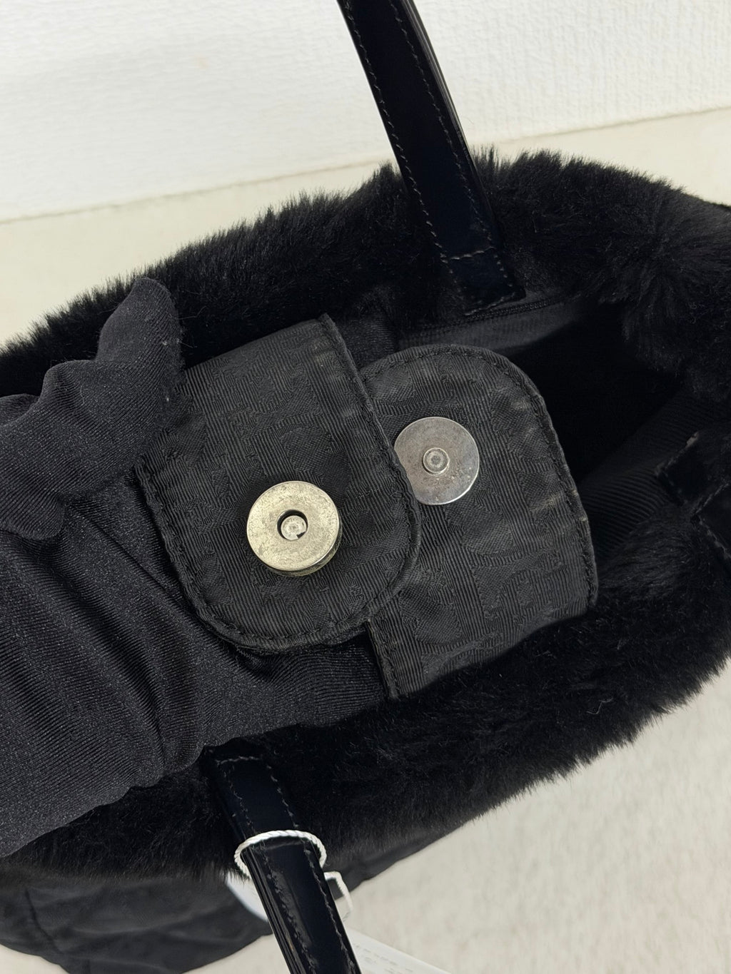 Christian Dior Faux fur handbag
