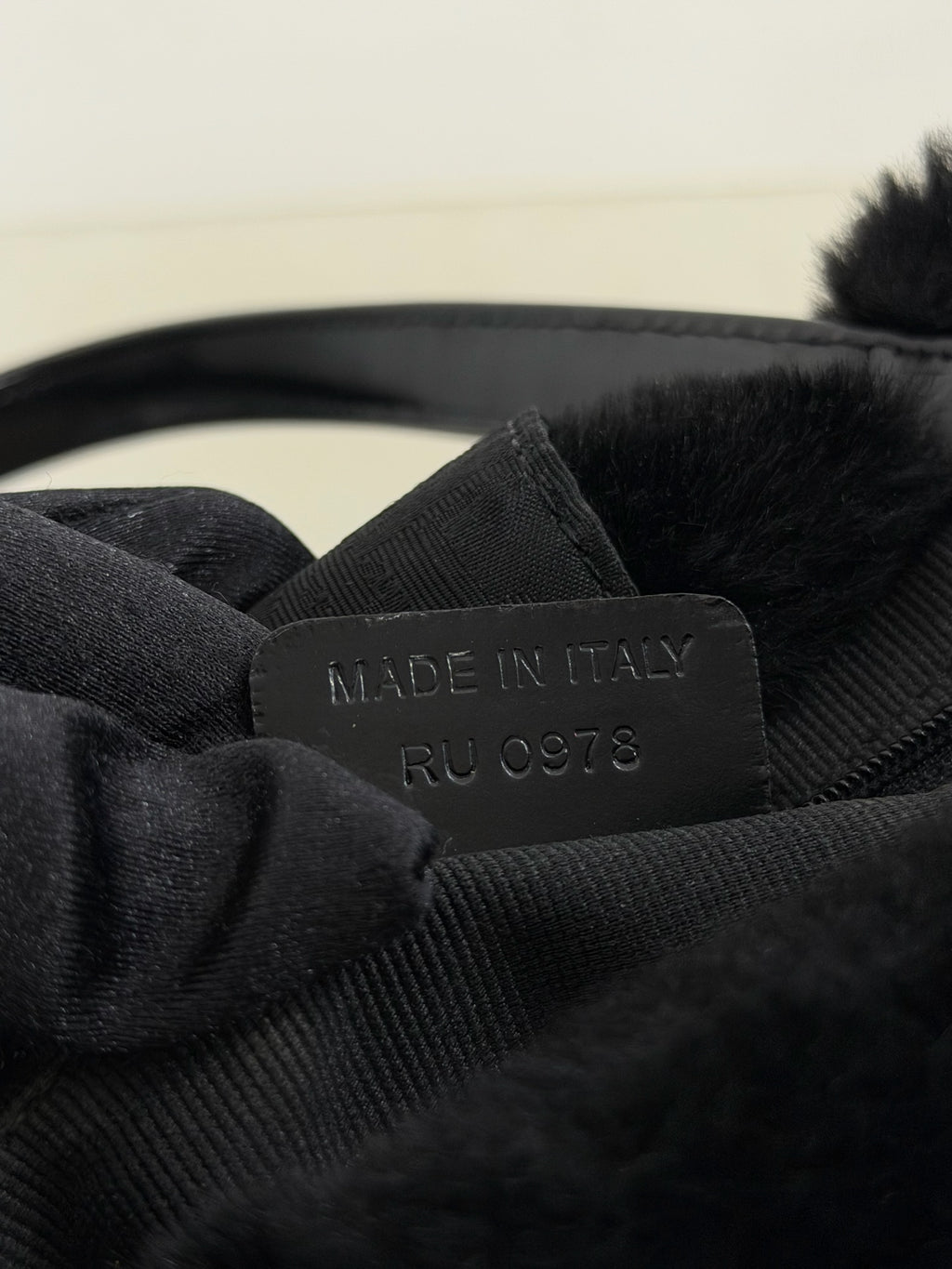 Christian Dior Faux fur handbag
