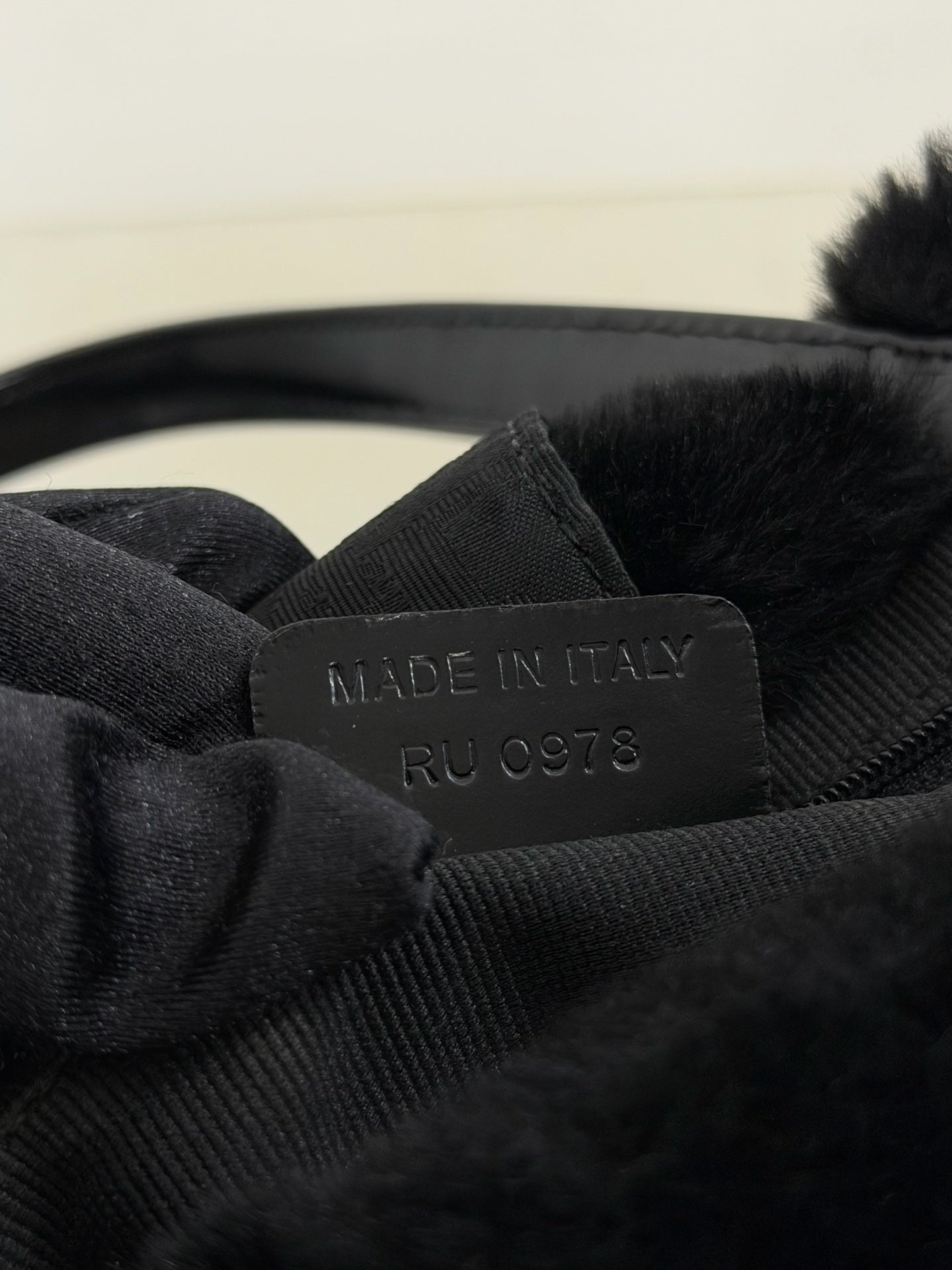 Christian Dior Faux fur handbag