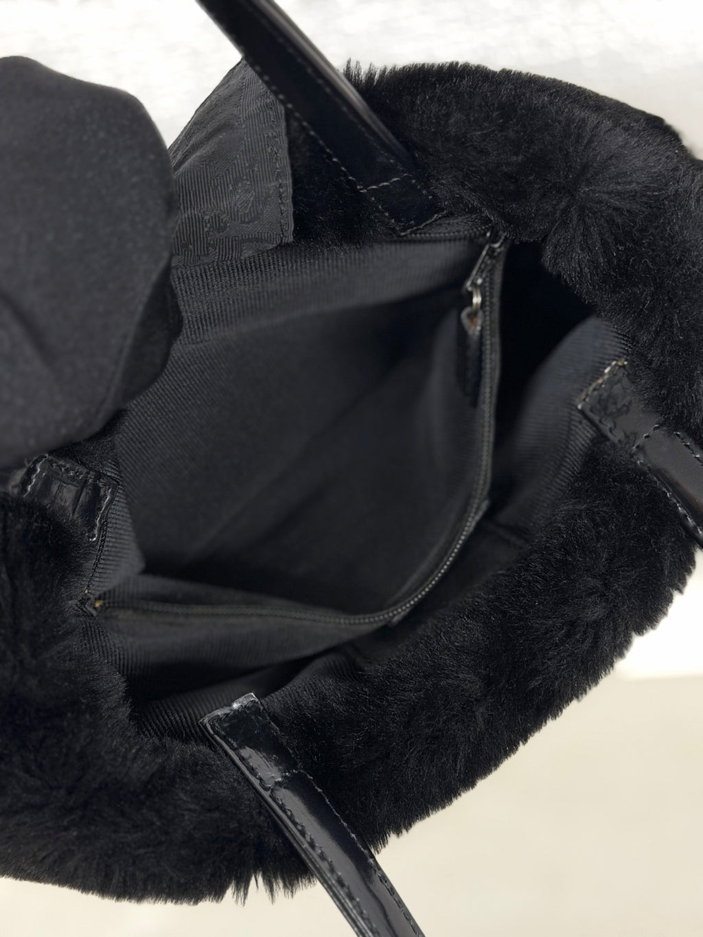 Christian Dior Faux fur handbag