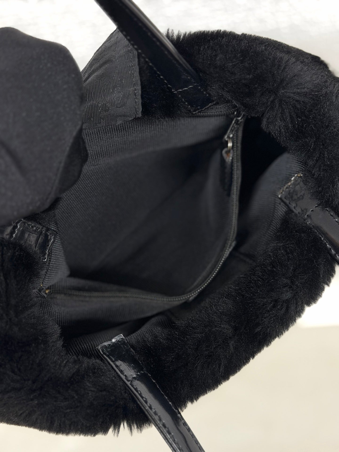 Christian Dior Faux fur handbag