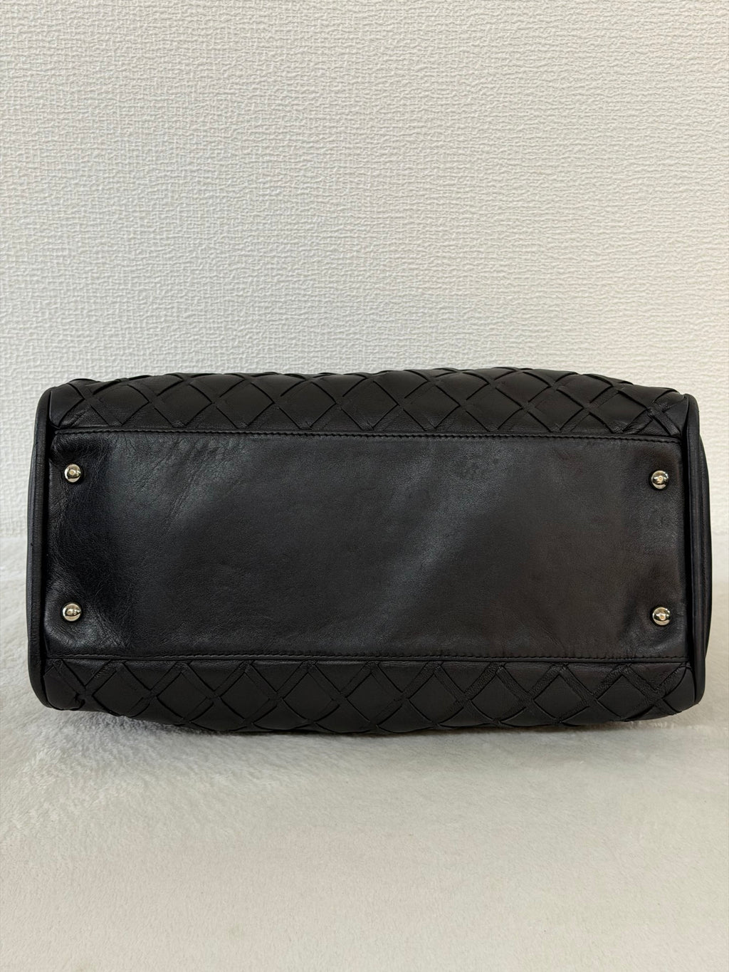 Chanel Ultimate Soft Woven Leather Bowling Bag