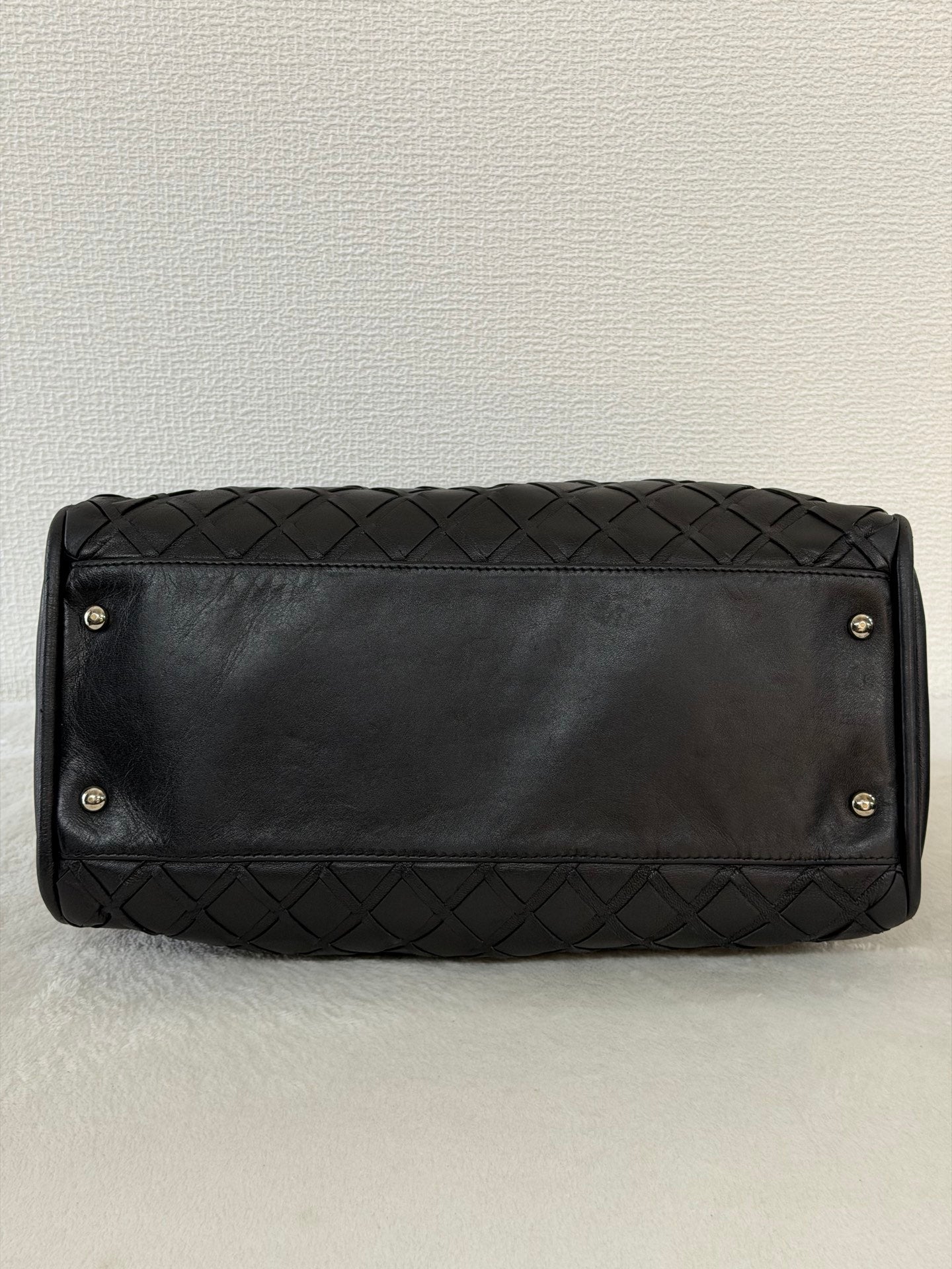 Chanel Ultimate Soft Woven Leather Bowling Bag