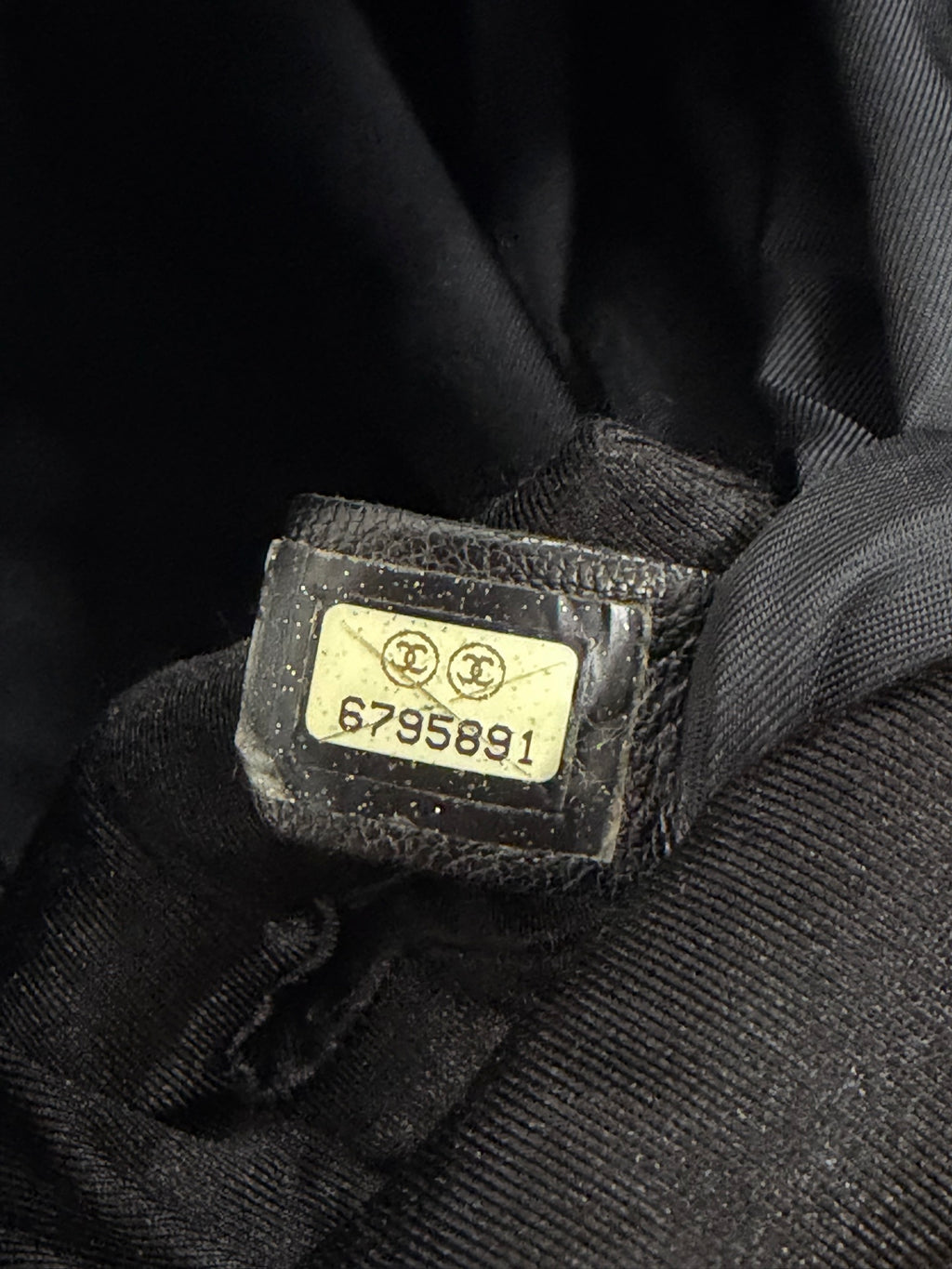 Chanel New Travel Line 2way Briefcase Handbag Black