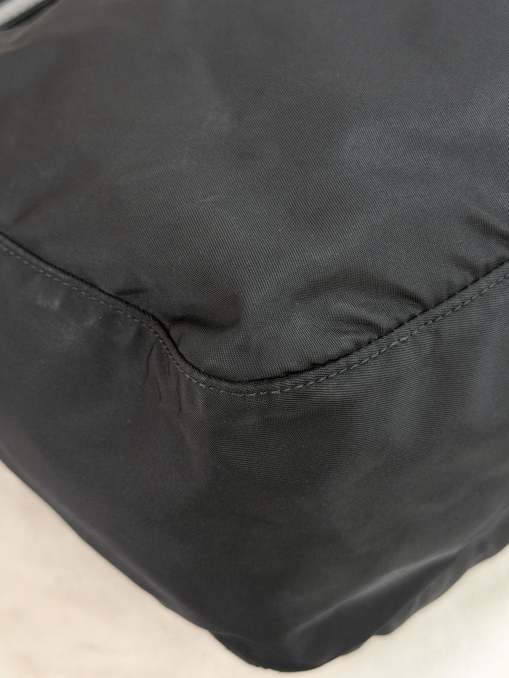 Prada Tessuto Nylon Messenger Bag Black