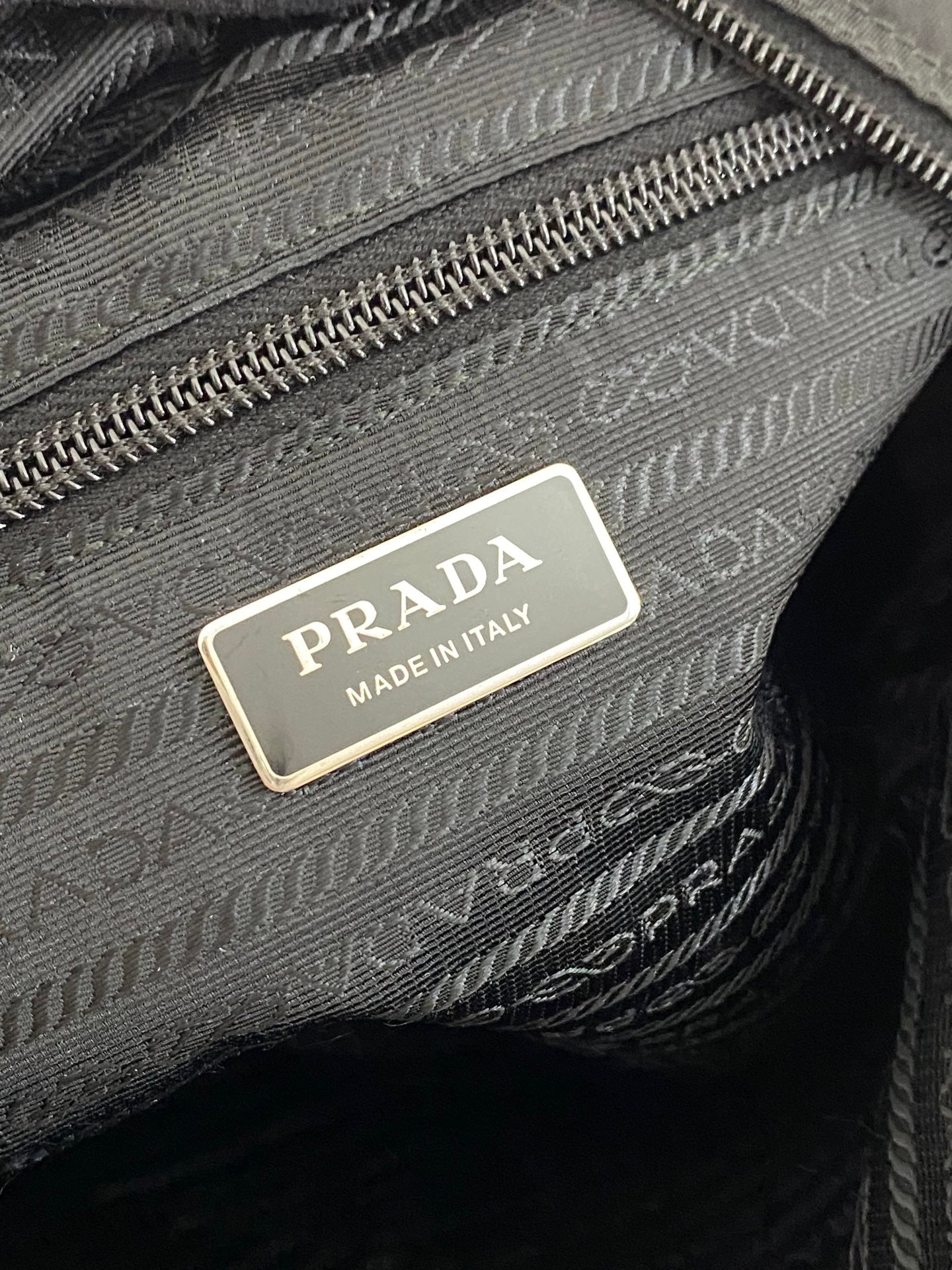 Prada Tessuto Nylon Messenger Bag Black
