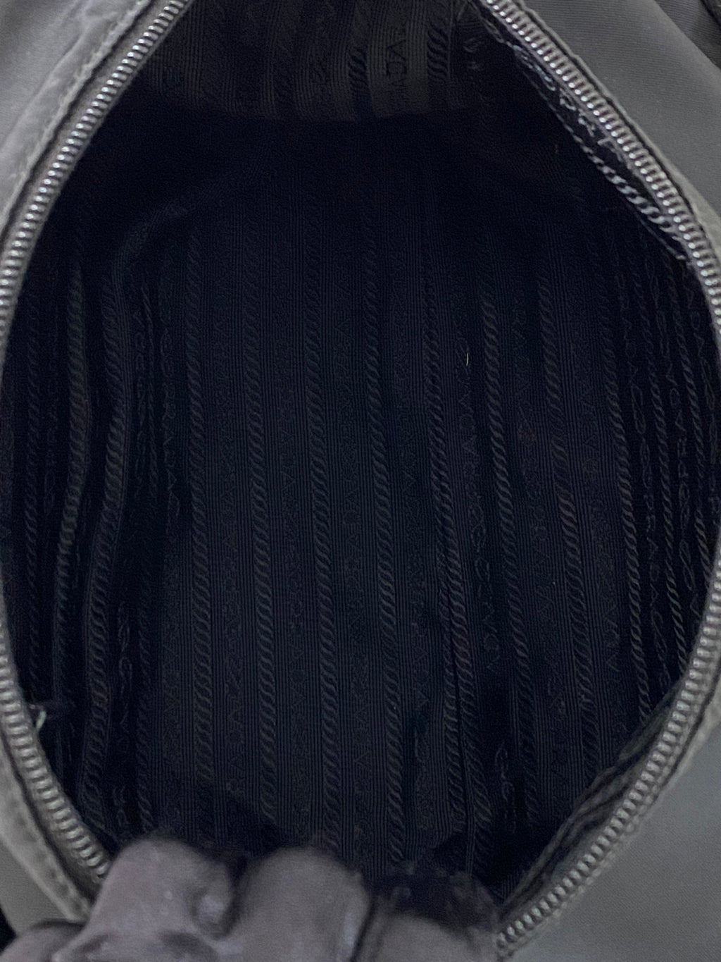 Prada Tessuto Nylon Messenger Bag Black