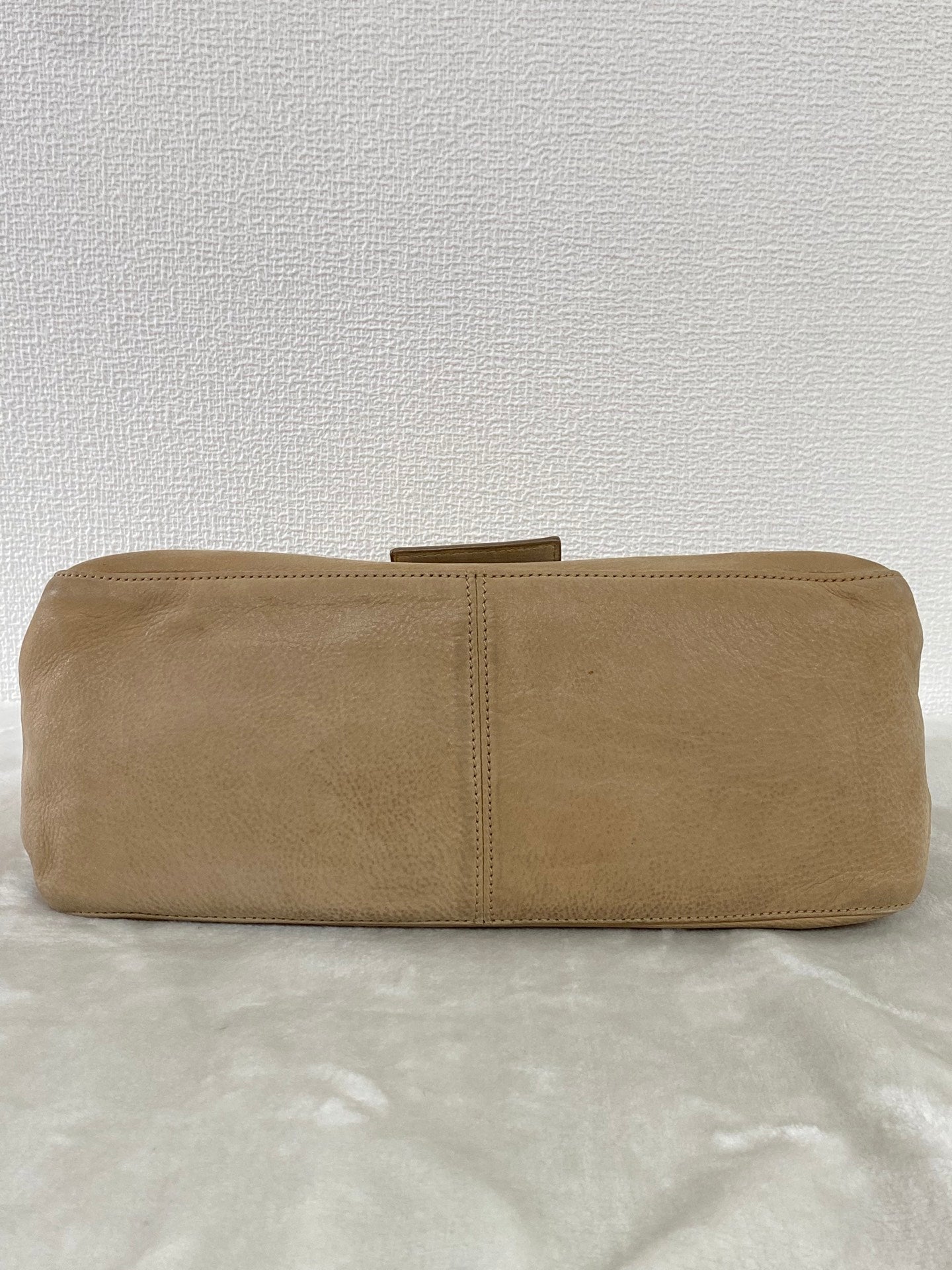 Fendi Forever Mama Nubuck Leather Flap Shoulder Bag