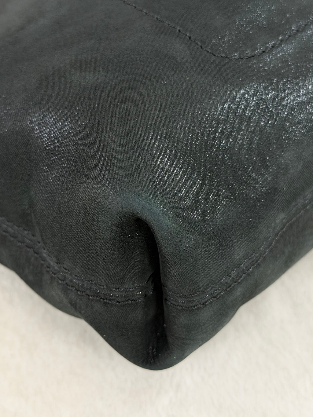 Fendi Calfskin Studded Chef Shoulder Bag