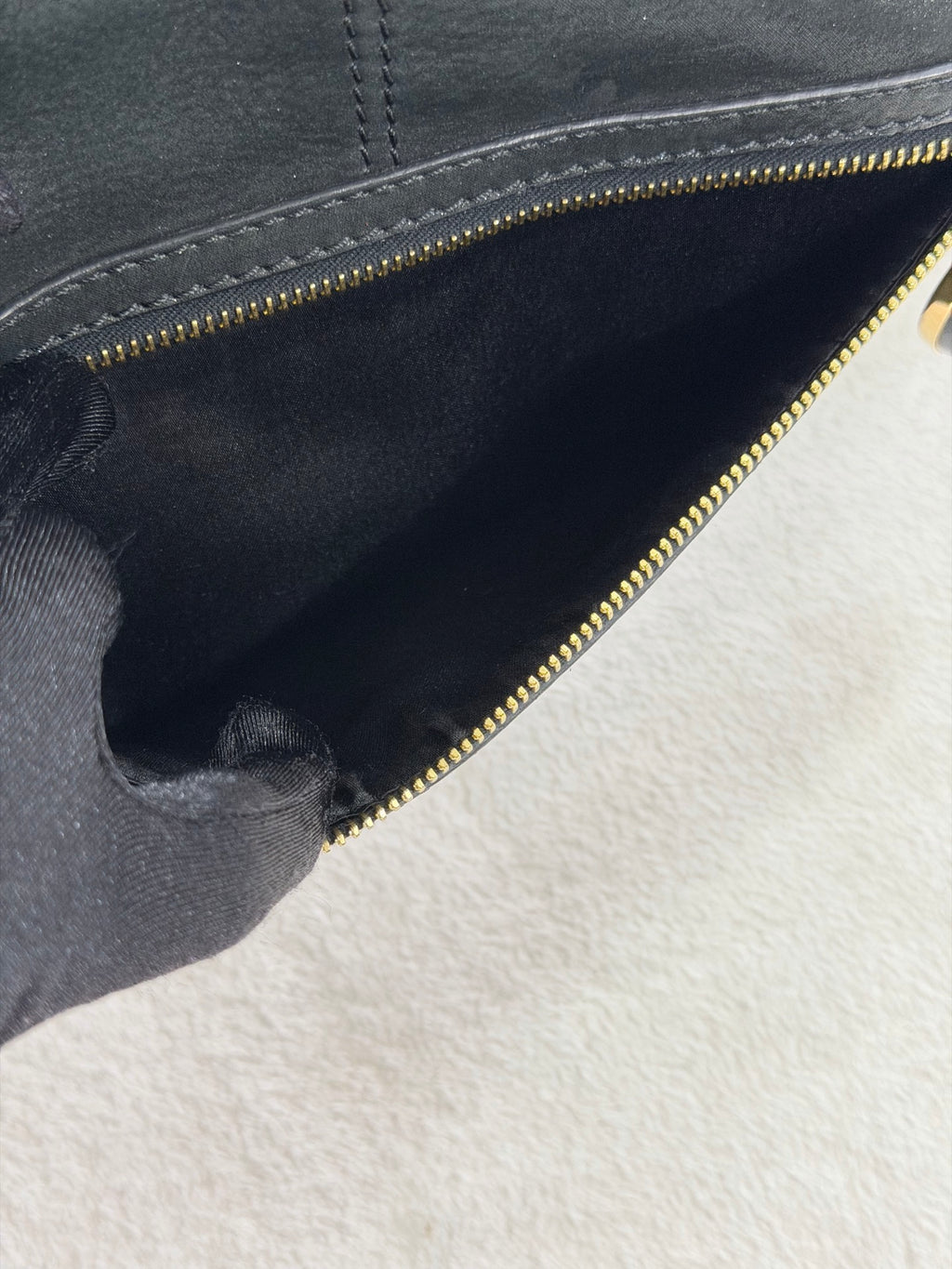Fendi Calfskin Studded Chef Shoulder Bag