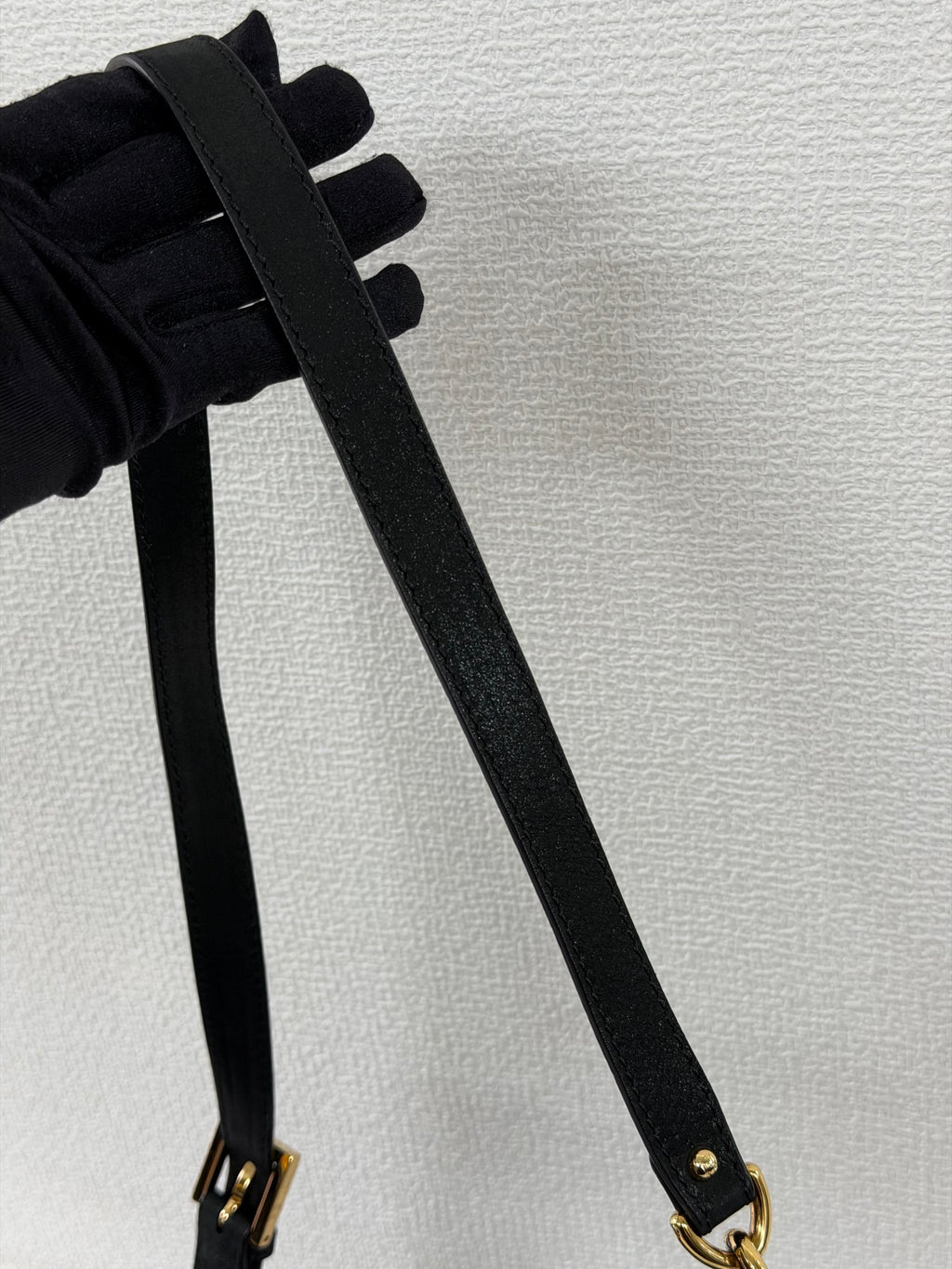 Fendi Calfskin Studded Chef Shoulder Bag