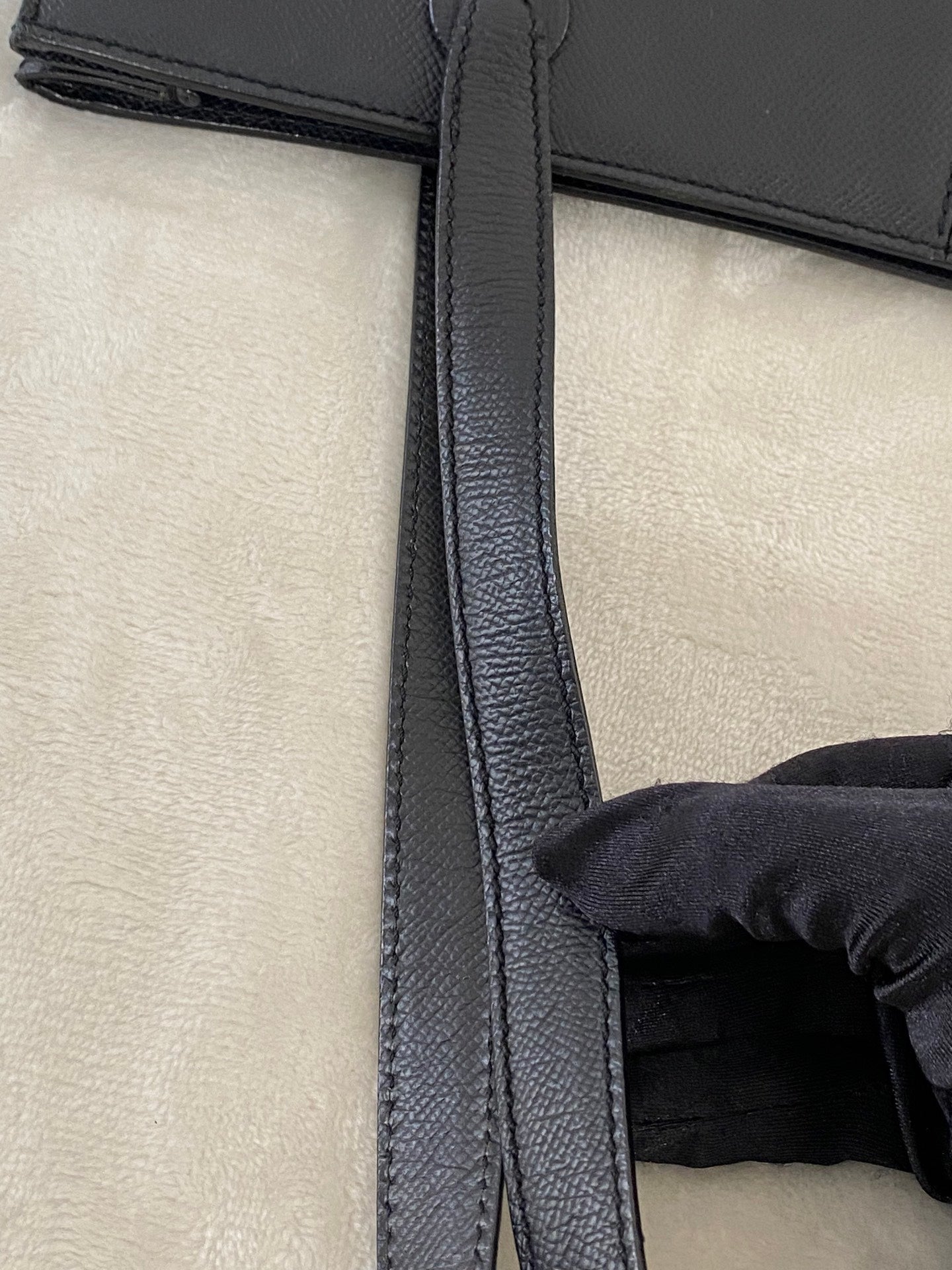 Chanel Caviar Skin Logo Charm ToteBag