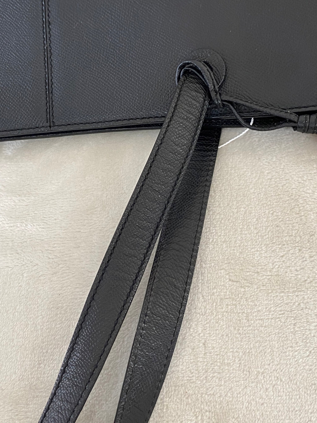 Chanel Caviar Skin Logo Charm ToteBag