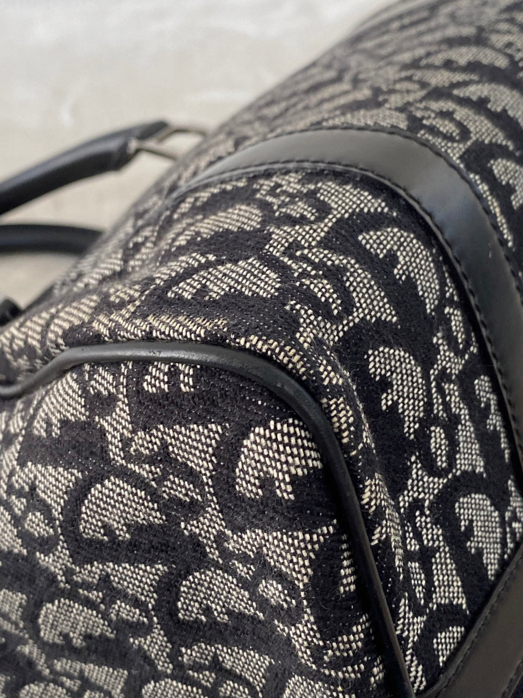 CHRISTIAN DIOR D'Oblique Boston Handbag