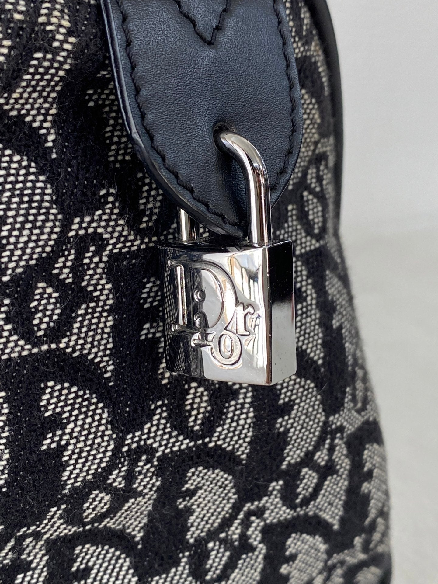 CHRISTIAN DIOR D'Oblique Boston Handbag