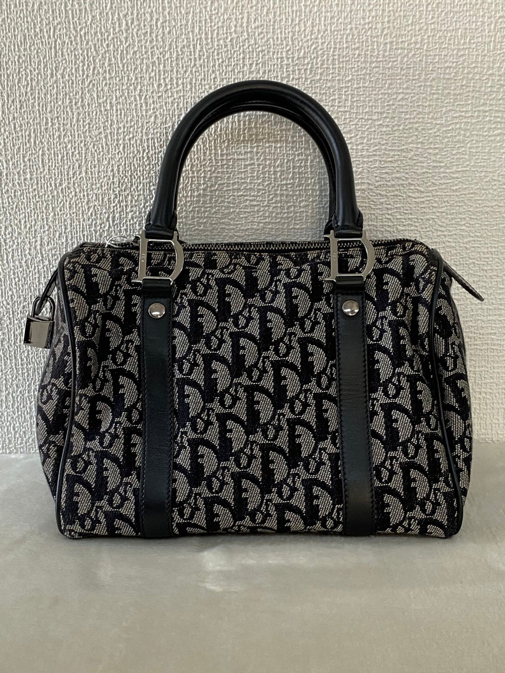CHRISTIAN DIOR D'Oblique Boston Handbag