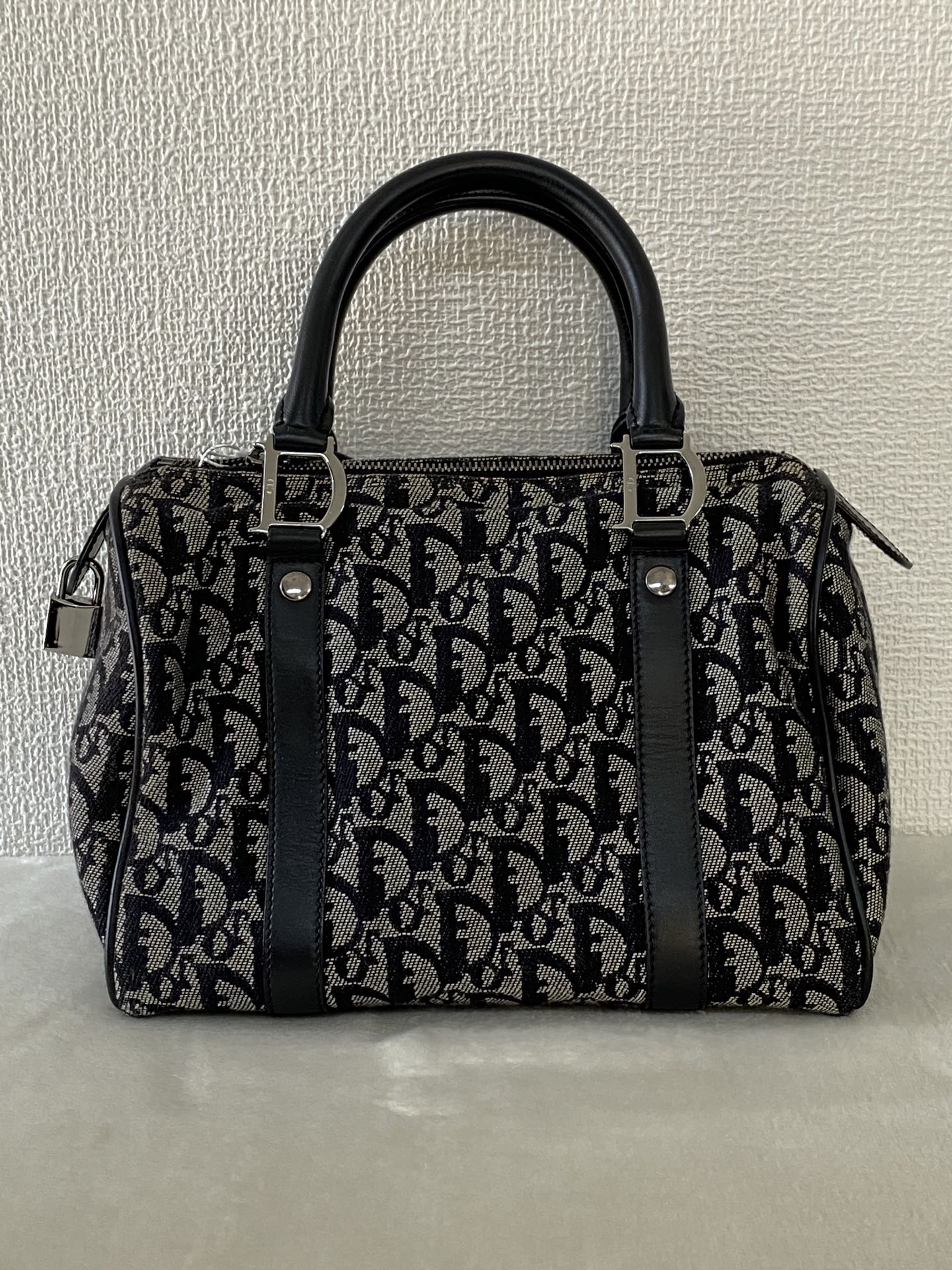 CHRISTIAN DIOR D'Oblique Boston Handbag
