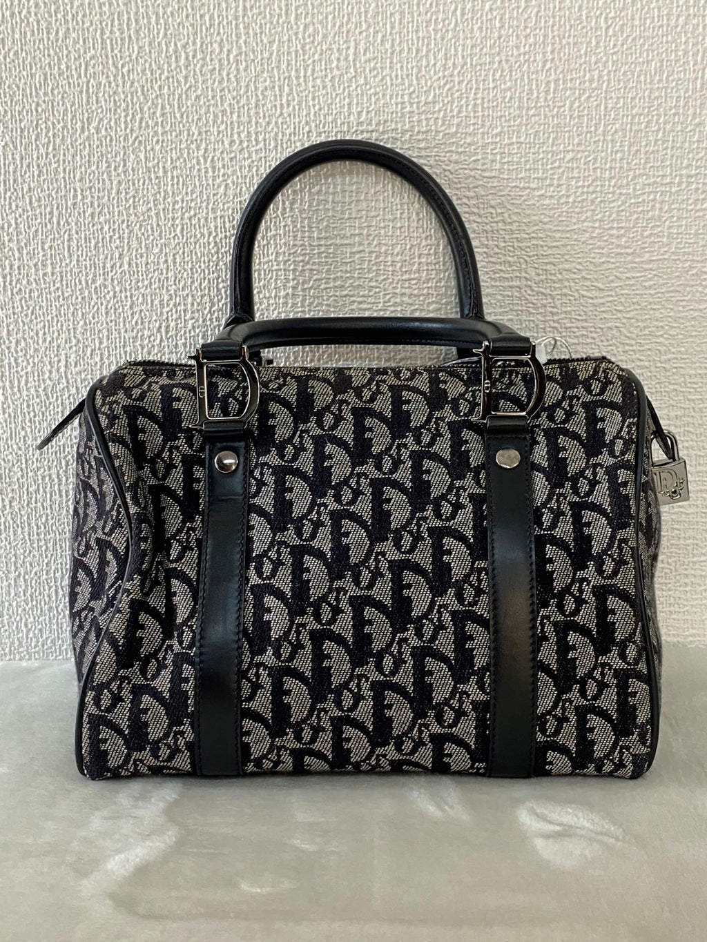 CHRISTIAN DIOR D'Oblique Boston Handbag
