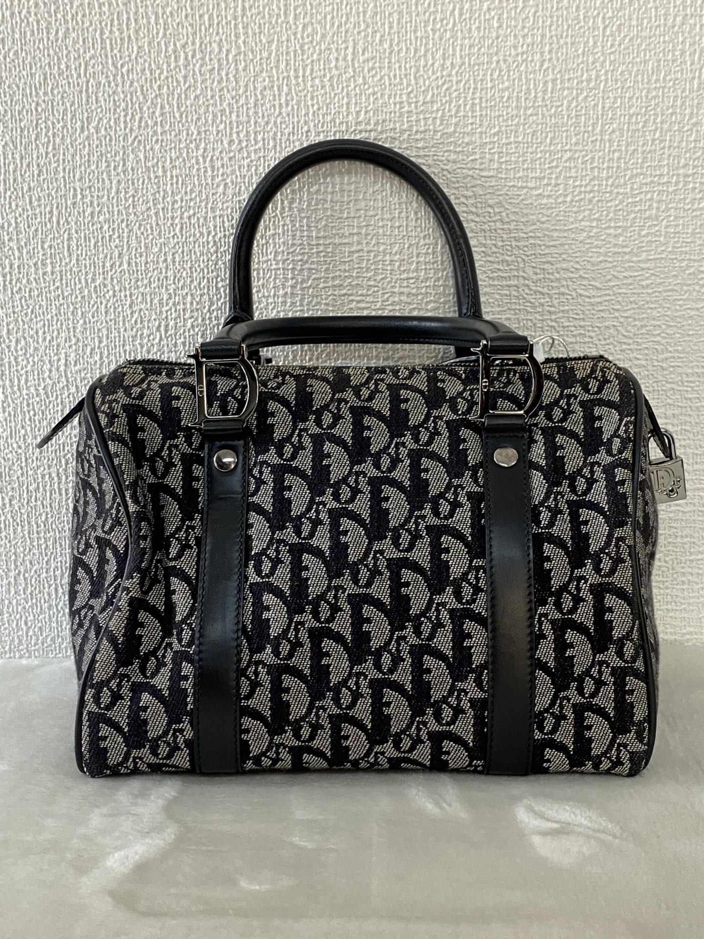 CHRISTIAN DIOR D'Oblique Boston Handbag