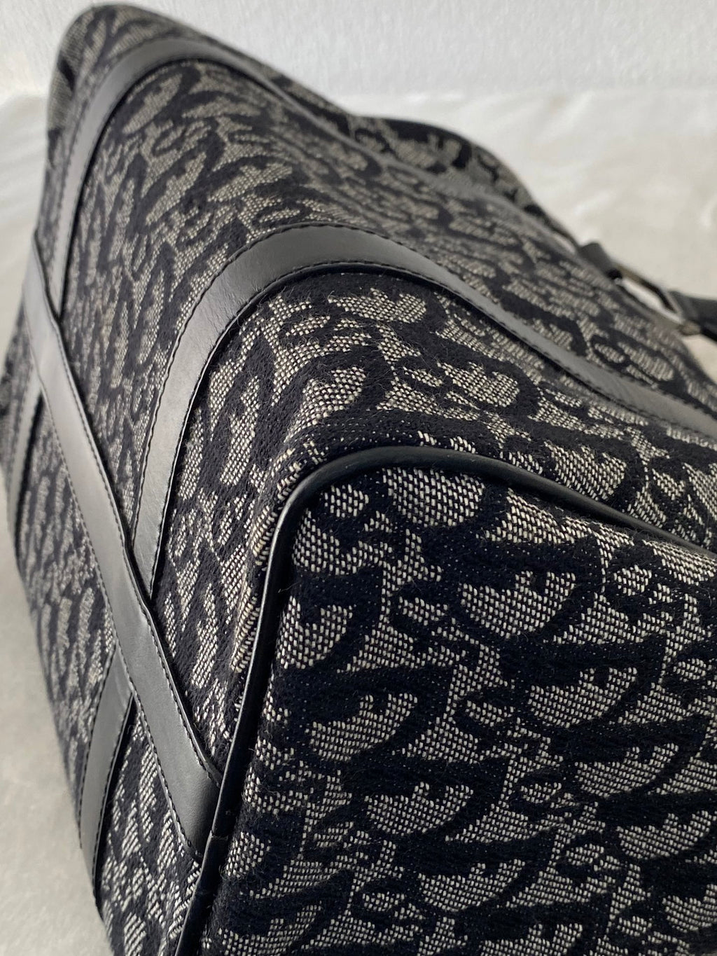 CHRISTIAN DIOR D'Oblique Boston Handbag
