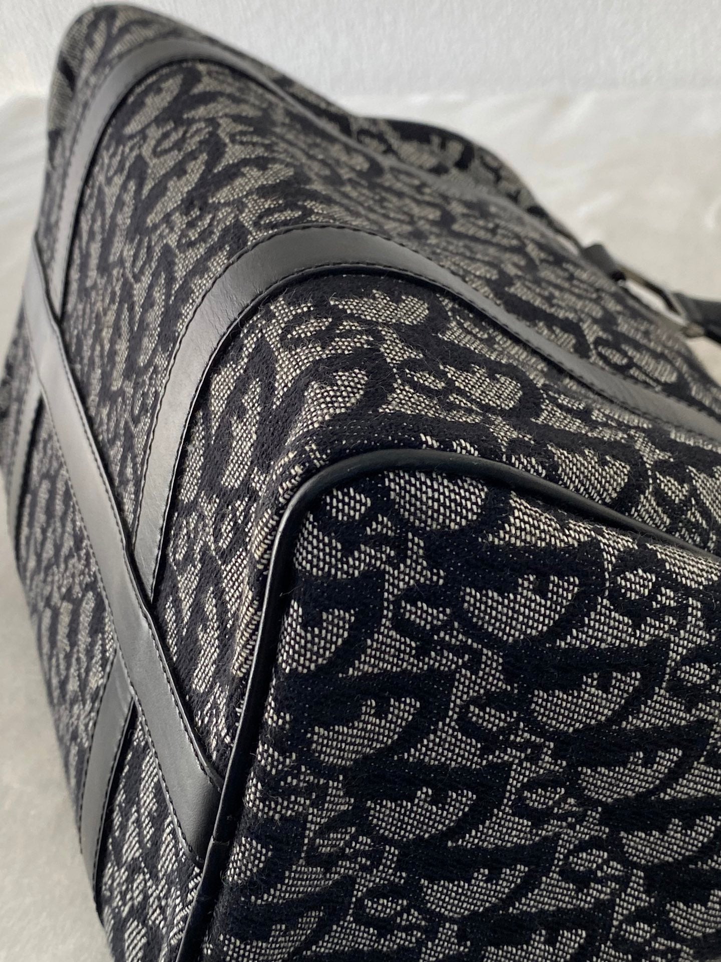 CHRISTIAN DIOR D'Oblique Boston Handbag