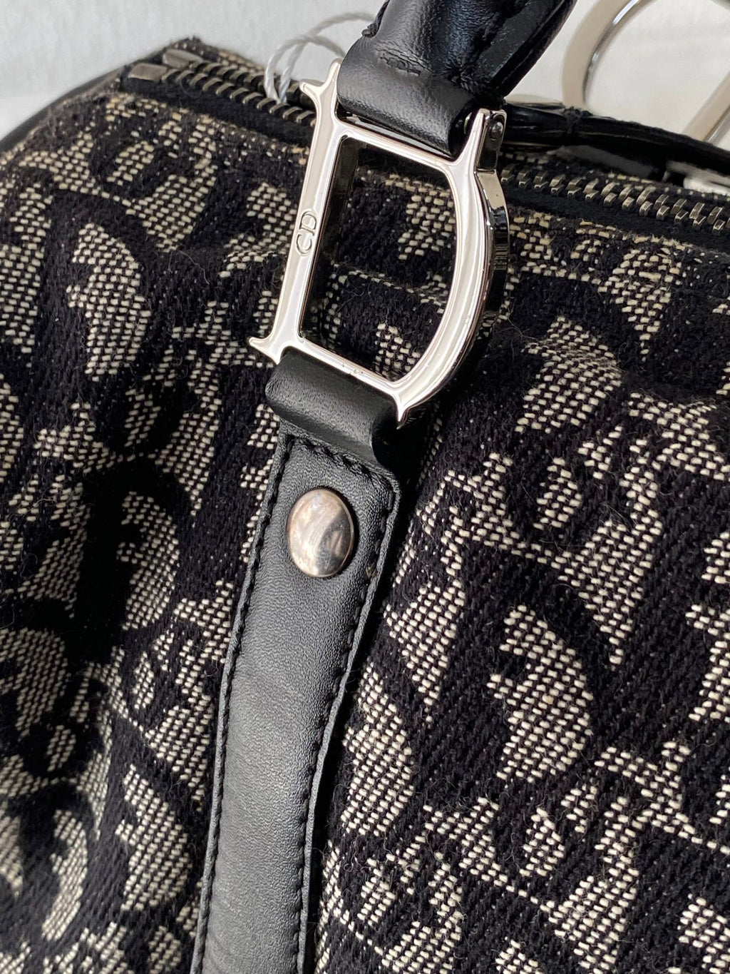 CHRISTIAN DIOR D'Oblique Boston Handbag