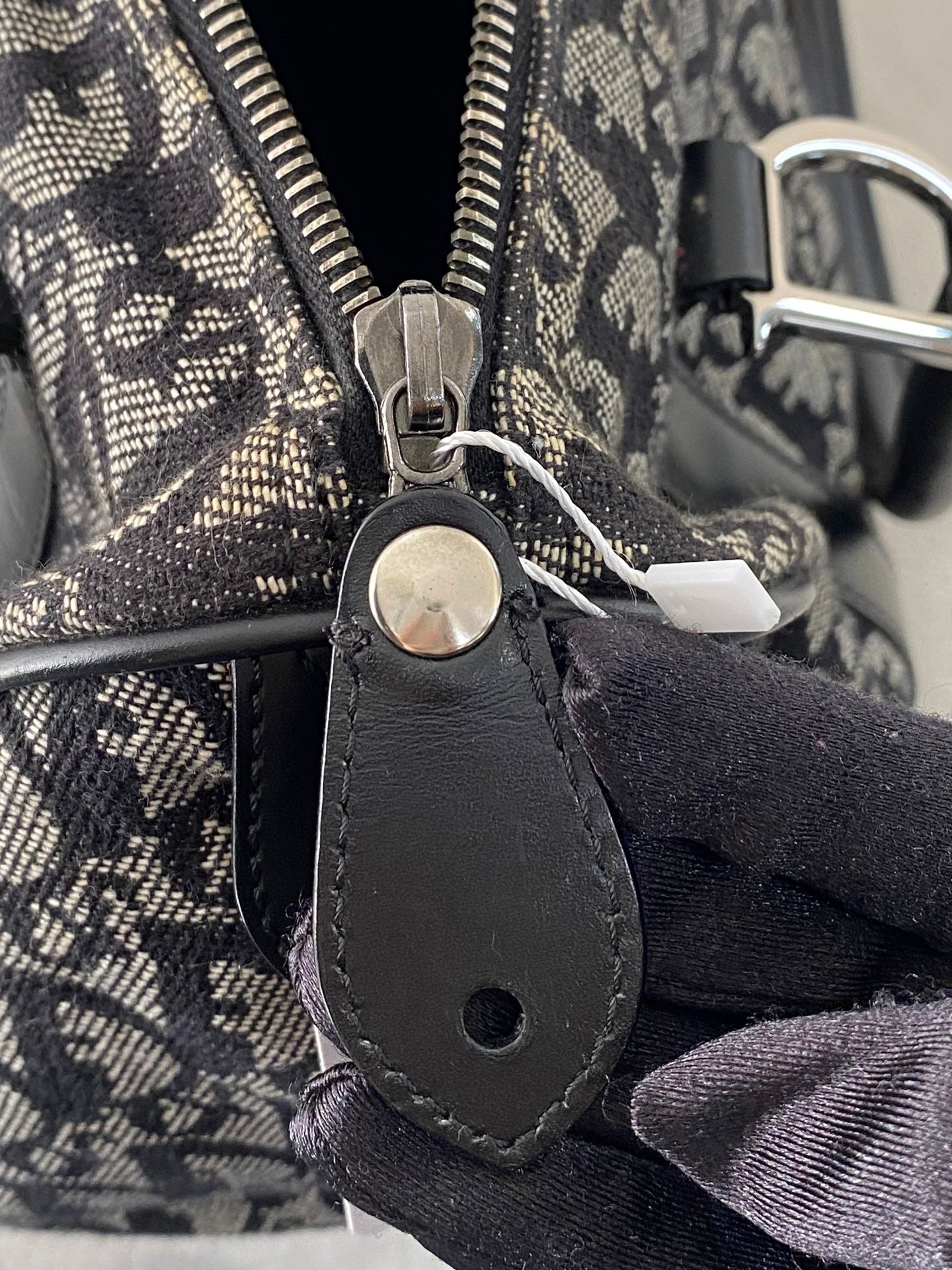 CHRISTIAN DIOR D'Oblique Boston Handbag