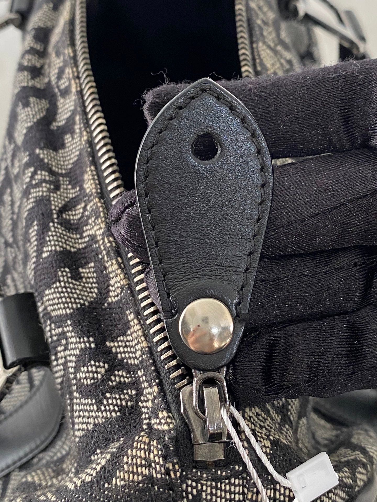 CHRISTIAN DIOR D'Oblique Boston Handbag