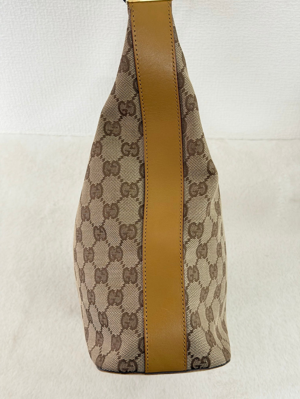 GUCCI GG Canvas Demi-Lune Shoulder Bag