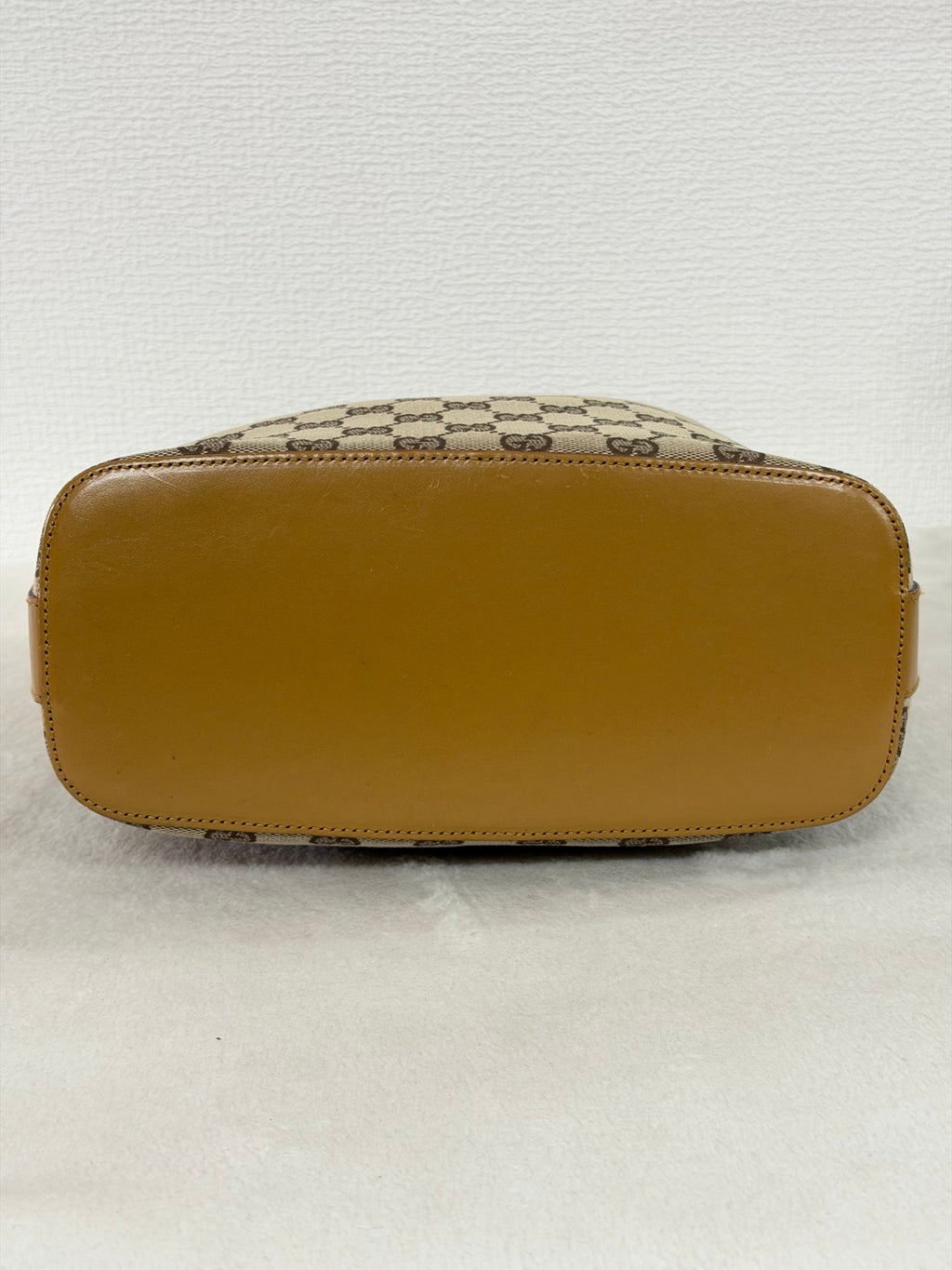 GUCCI GG Canvas Demi-Lune Shoulder Bag