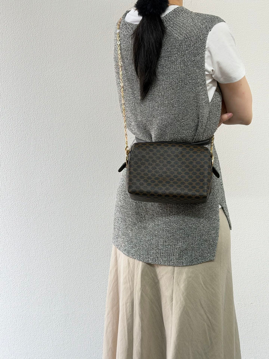 CELINE Macadam Vanity Box bag
