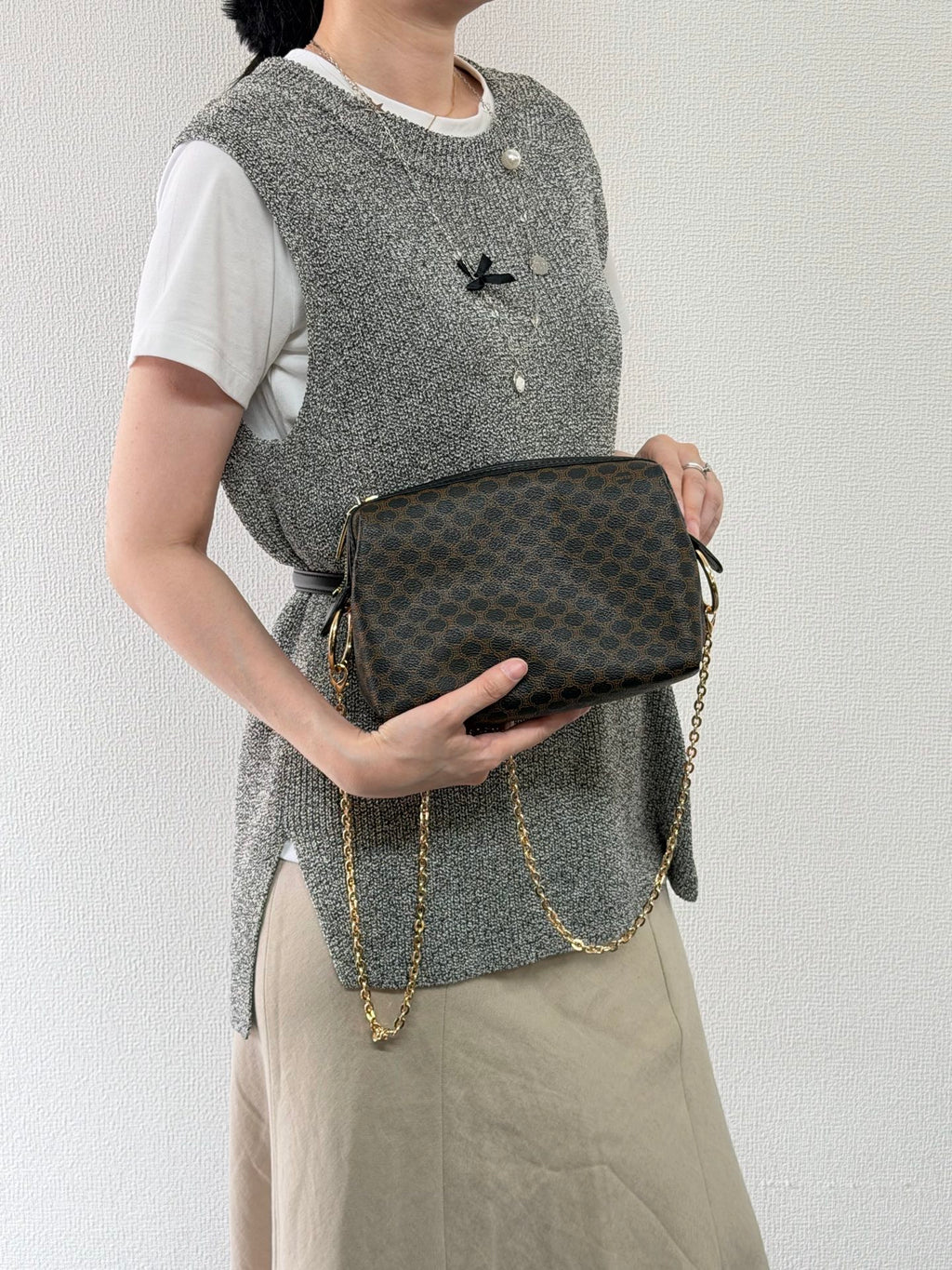 CELINE Macadam Vanity Box bag