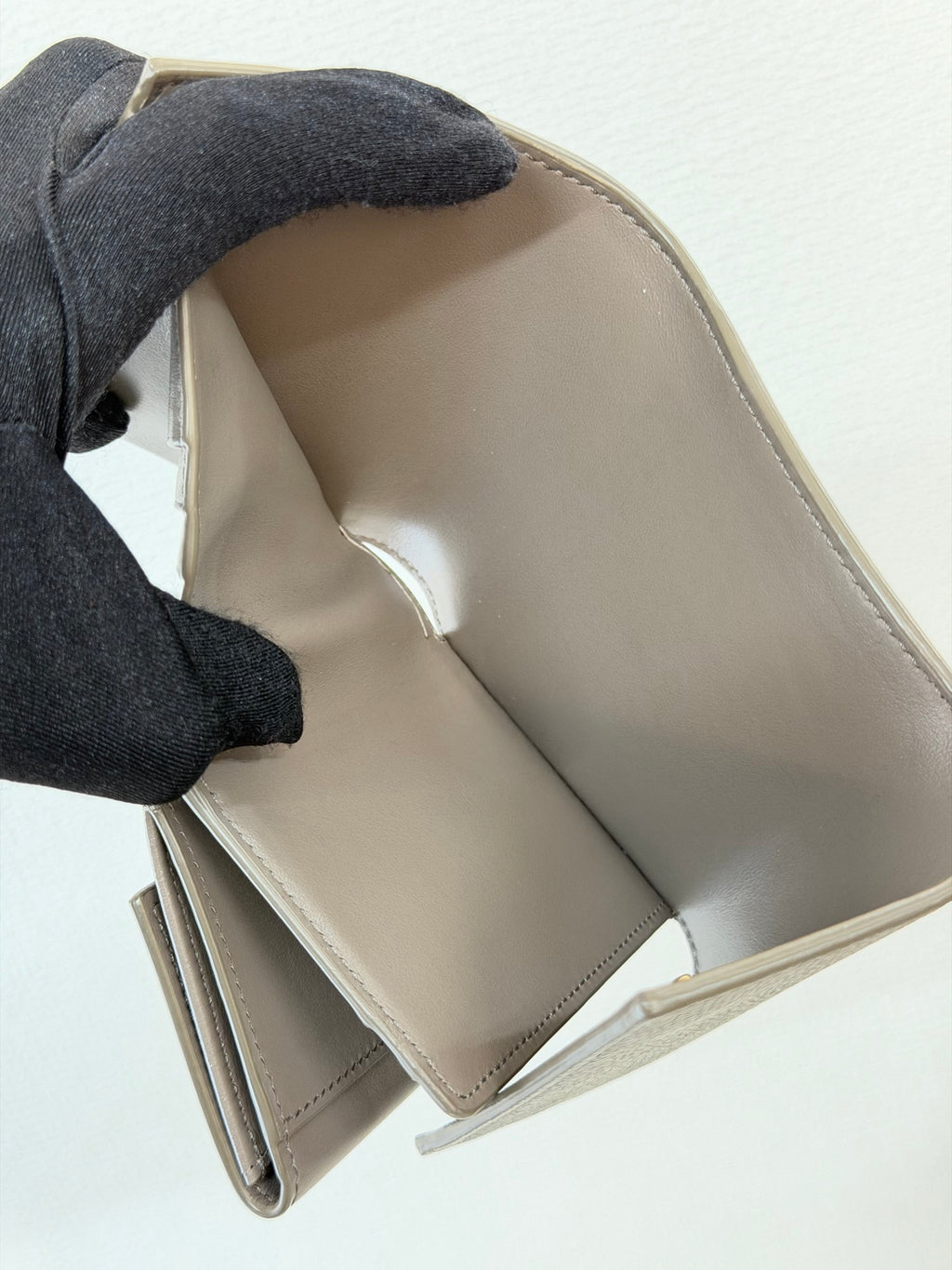 CELINE Leather Trifold Wallet
