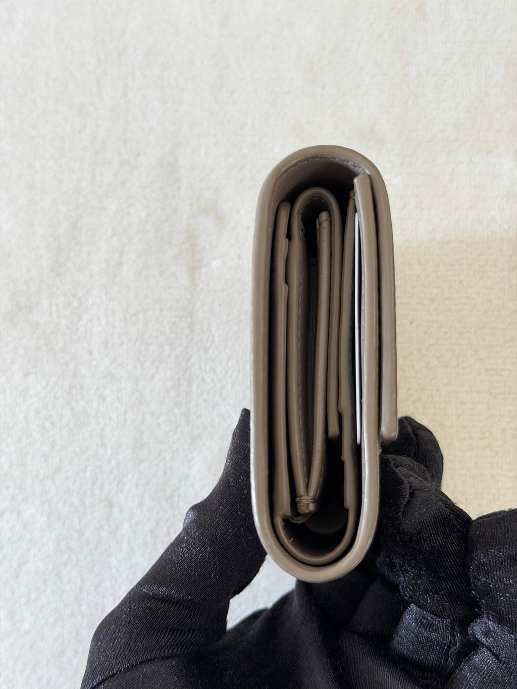 CELINE Leather Trifold Wallet