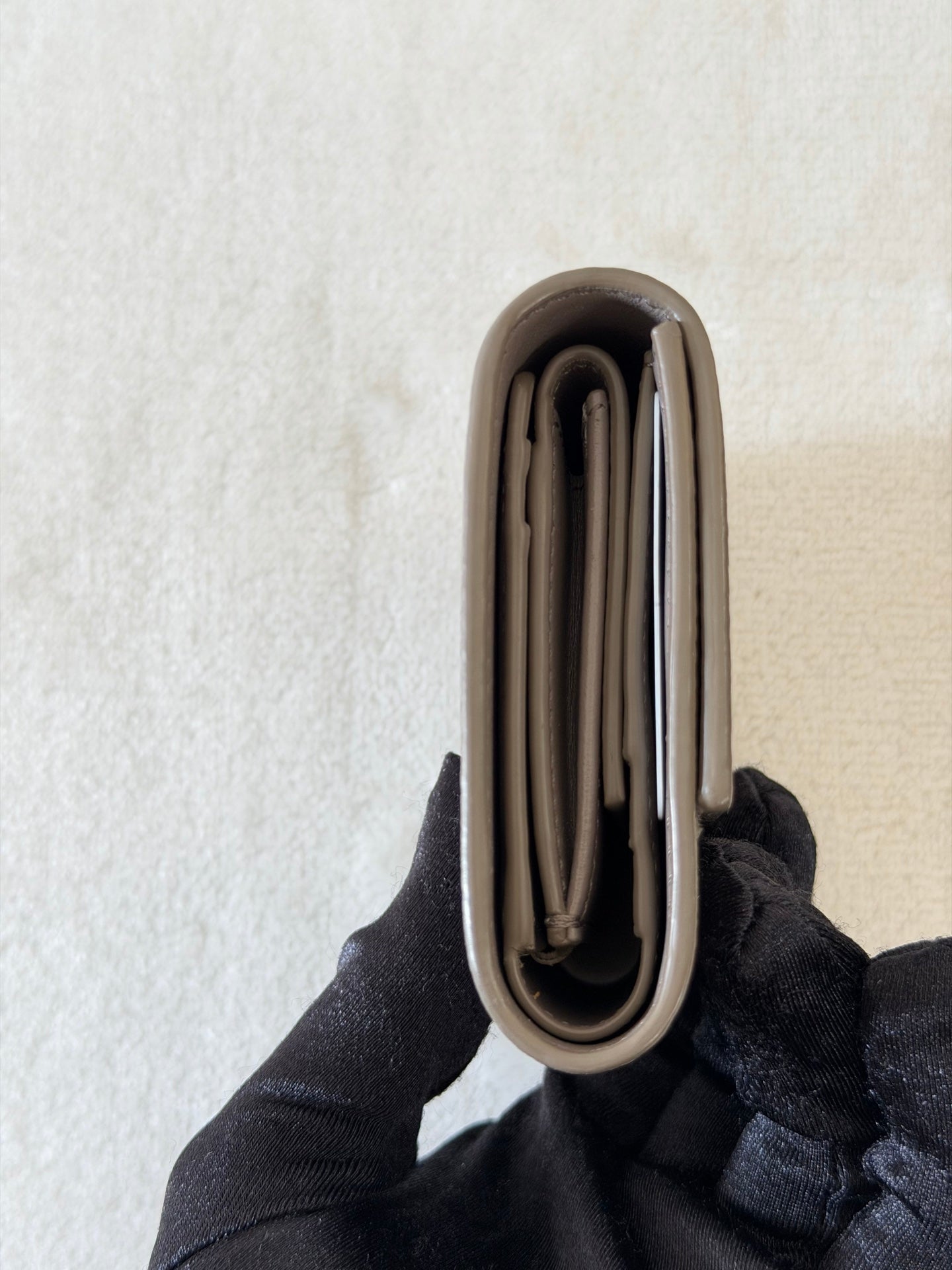 CELINE Leather Trifold Wallet