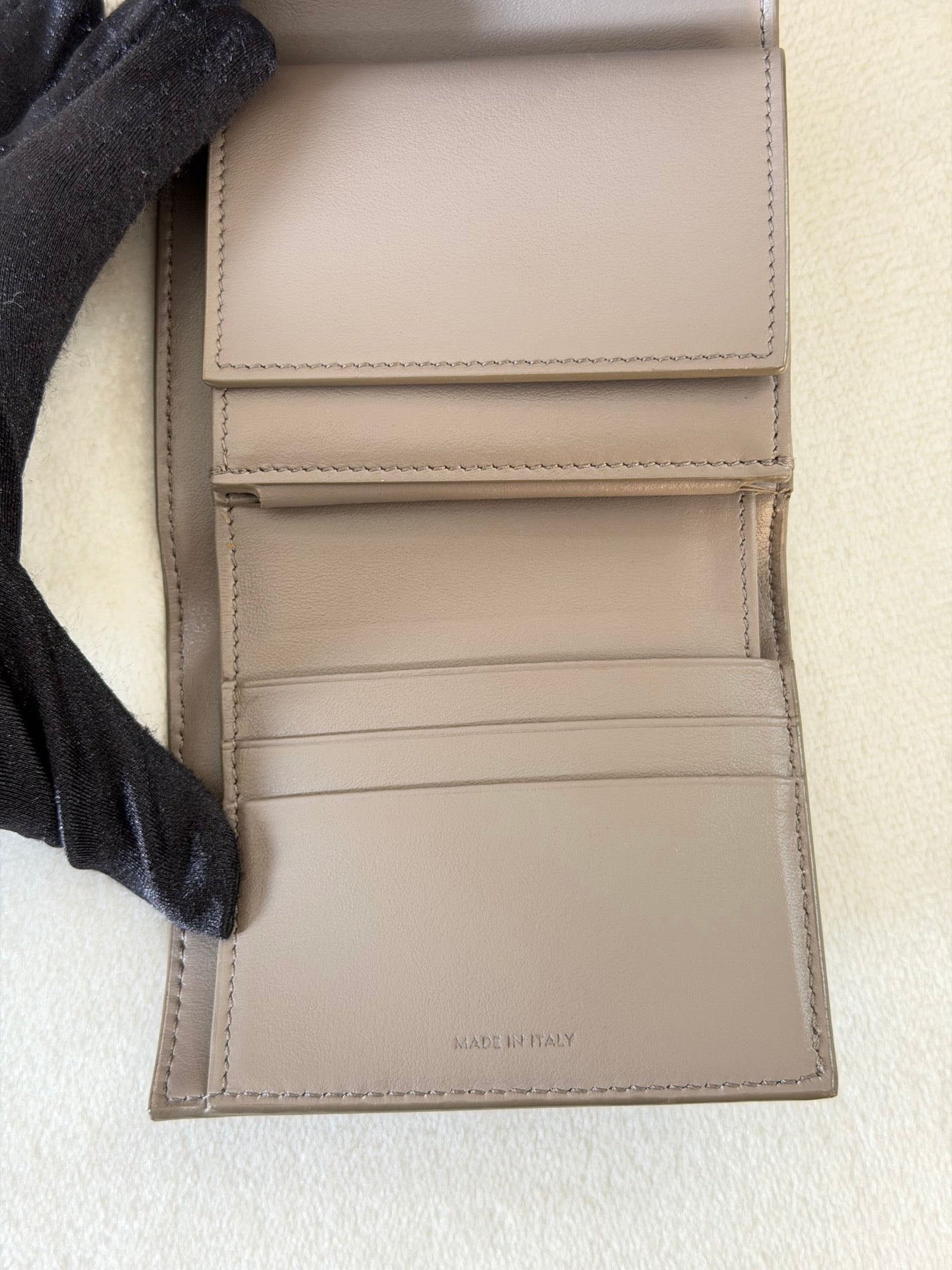 CELINE Leather Trifold Wallet