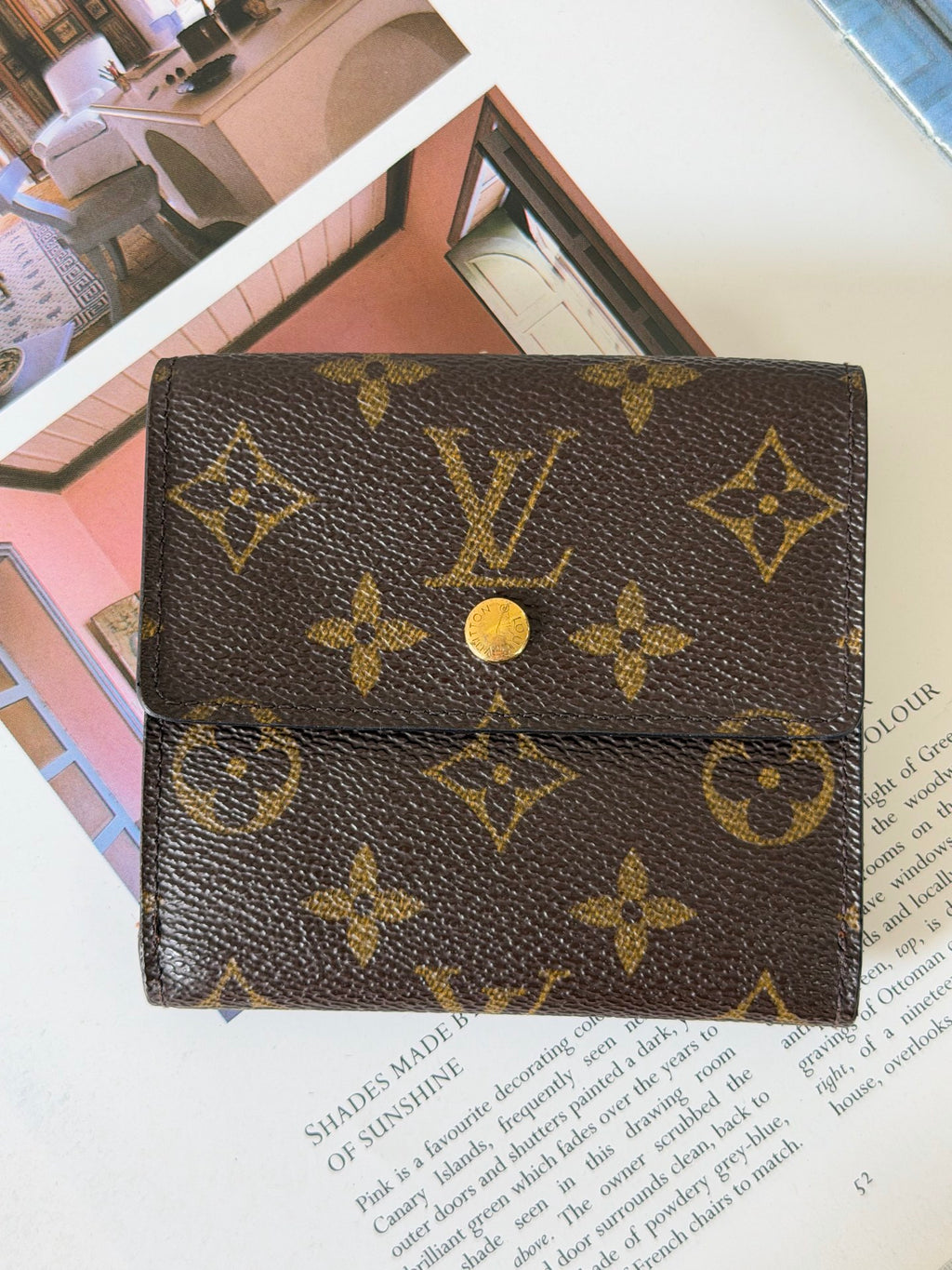 LOUIS VUITTON Monogram Trifold Wallet