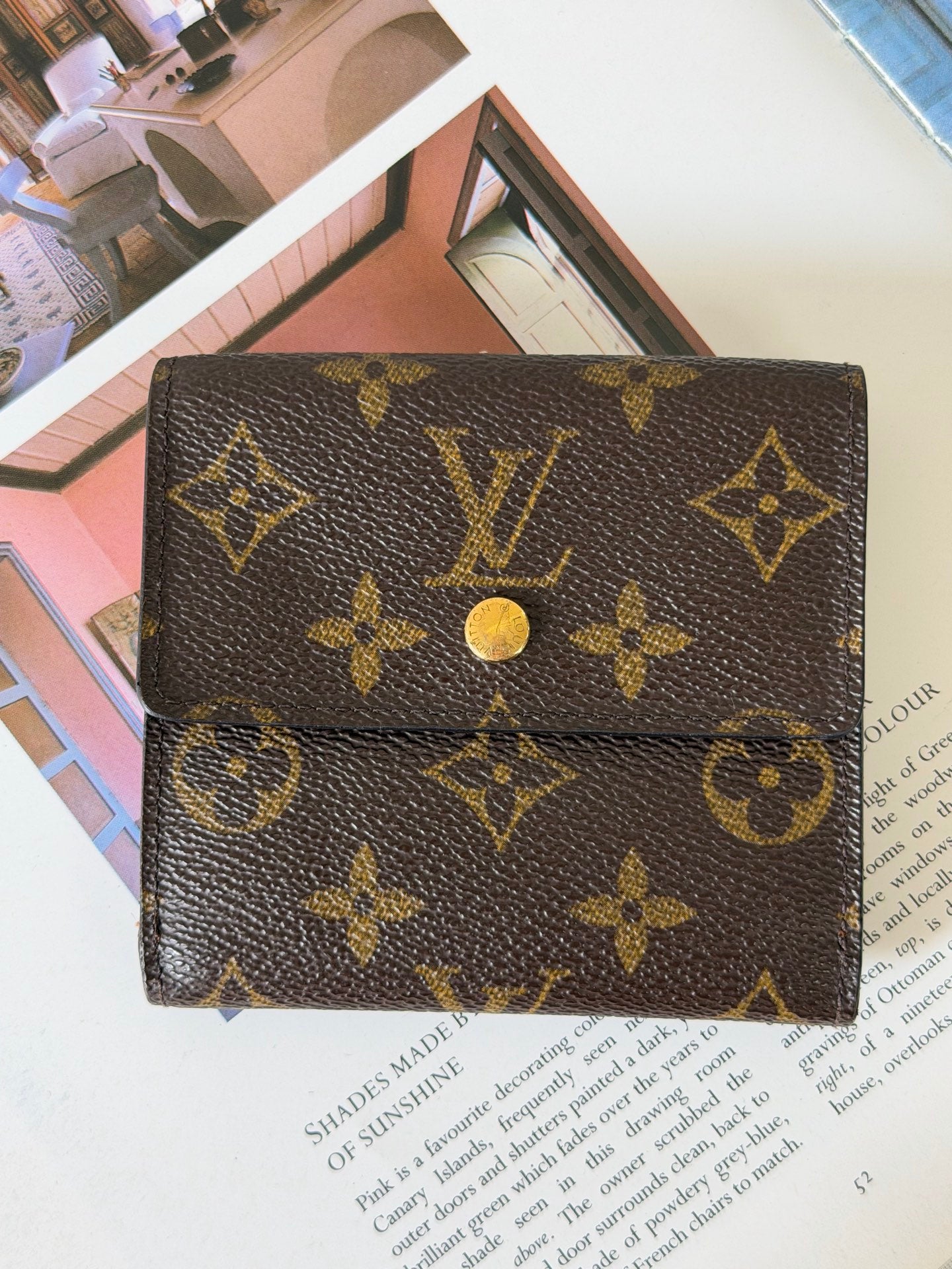 LOUIS VUITTON Monogram Trifold Wallet