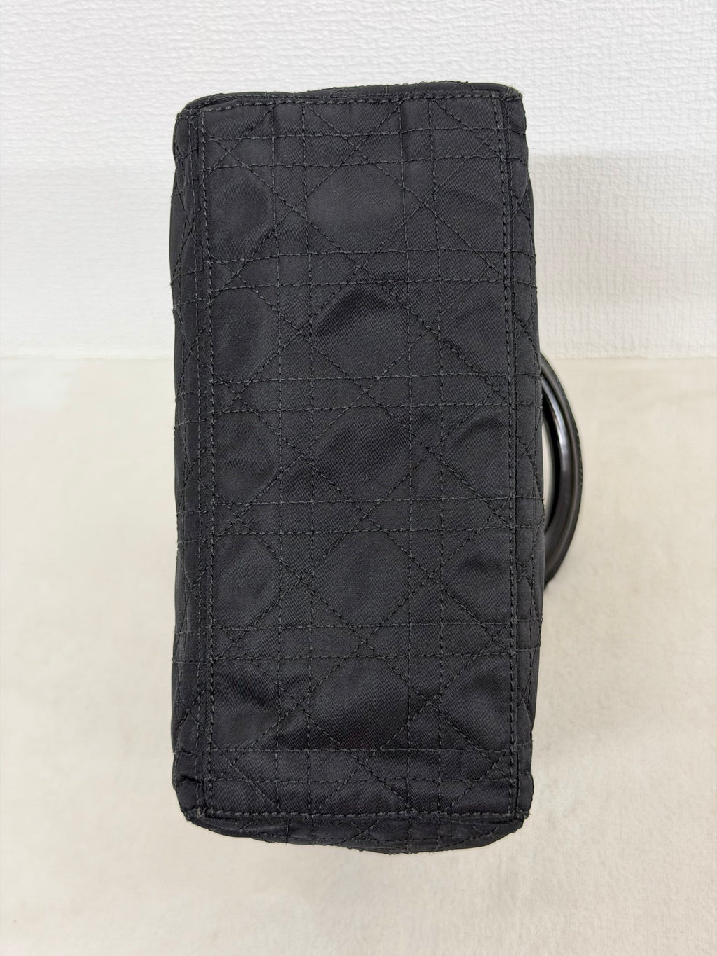Christian Dior Vintage Nylon Cannage Lady Dior Bag