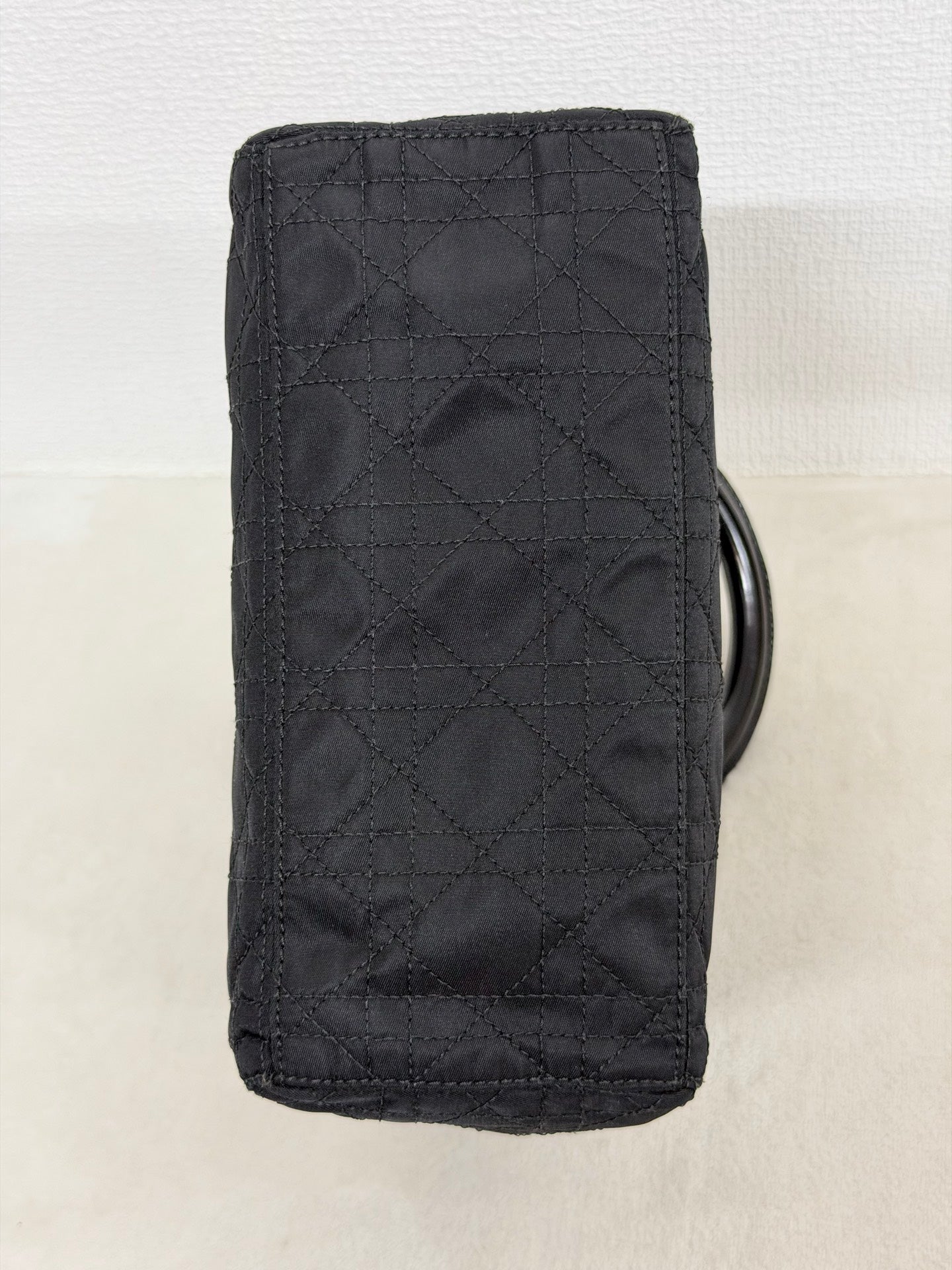 Christian Dior Vintage Nylon Cannage Lady Dior Bag