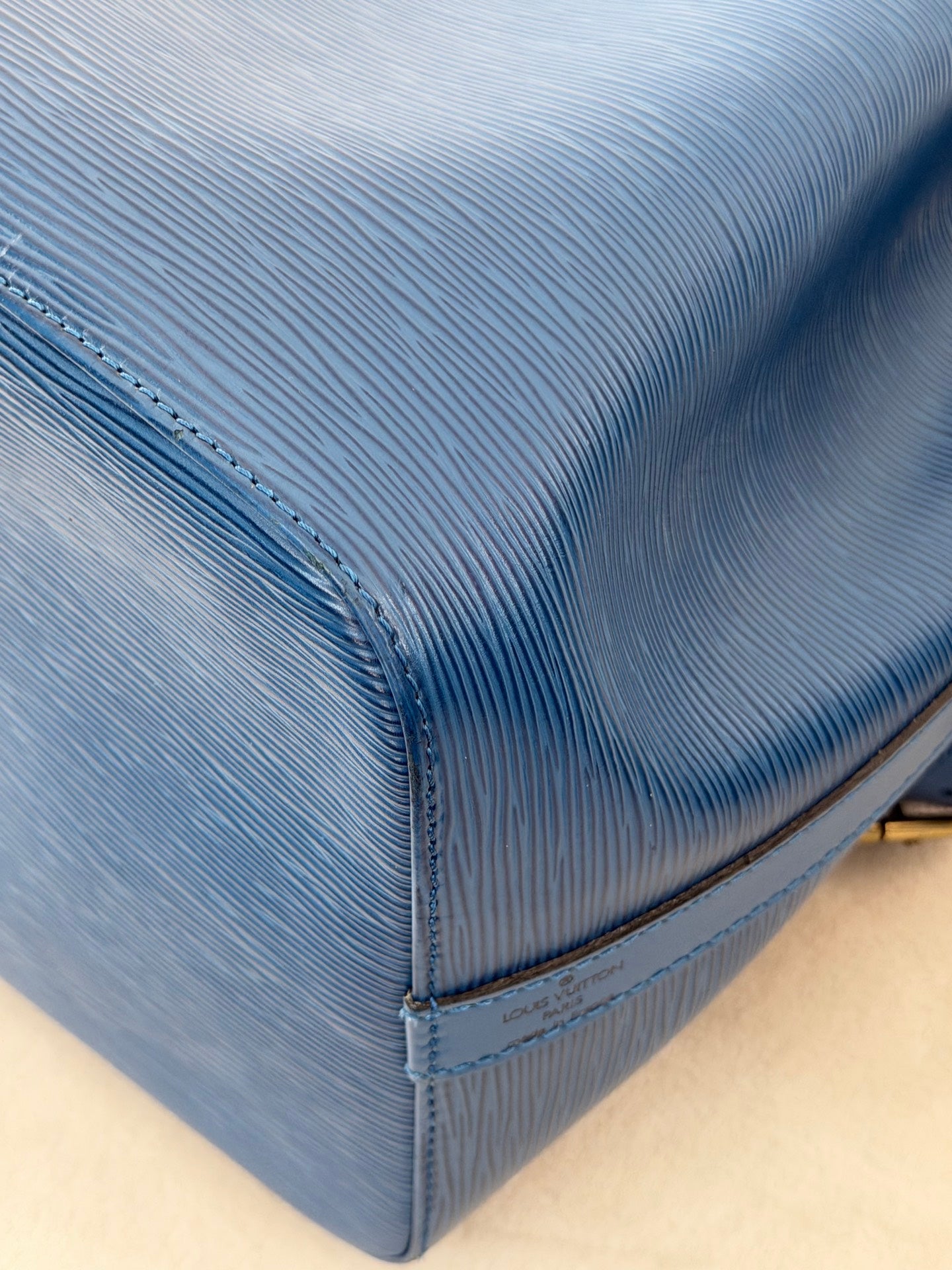 Louis Vuitton Petit Noé Epi Blue