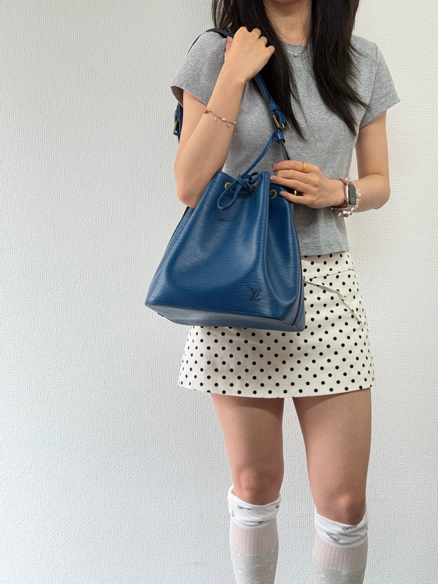 Louis Vuitton Petit Noé Epi Blue