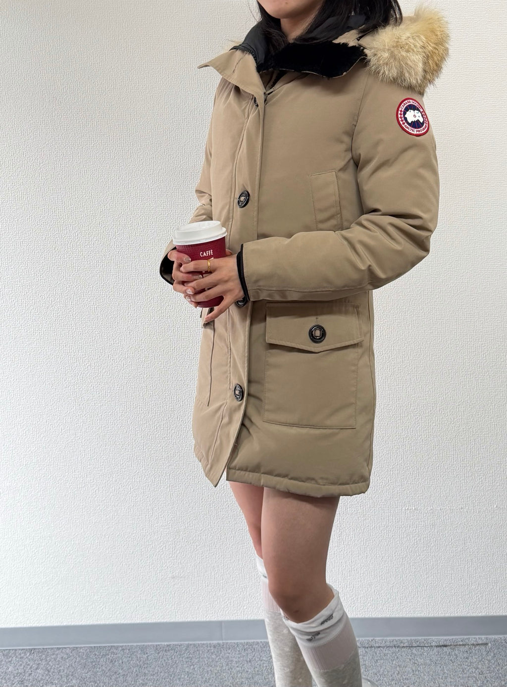 Canada Goose Bronte Parka Tan