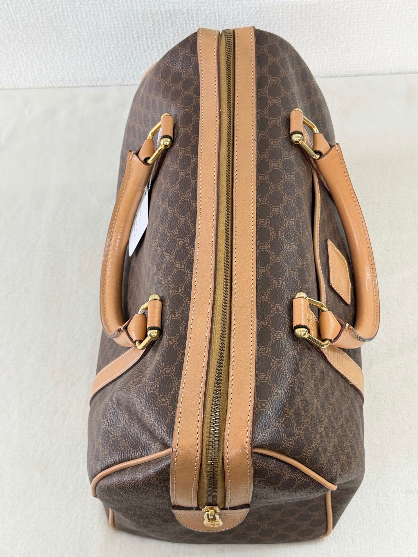 Celine Macadam Boston Bag Brown