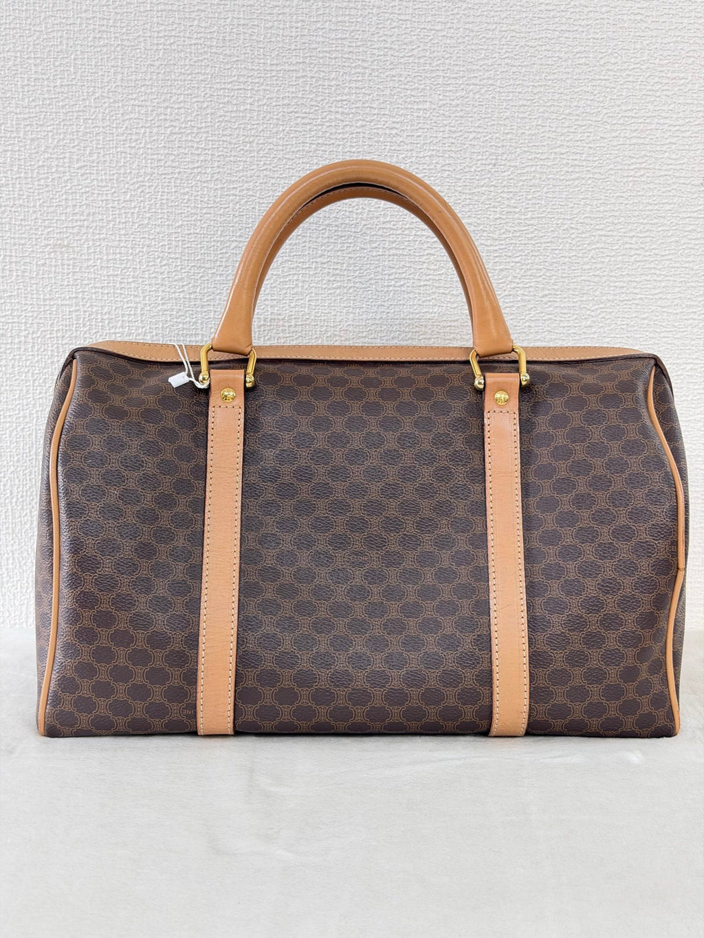 Celine Macadam Boston Bag Brown