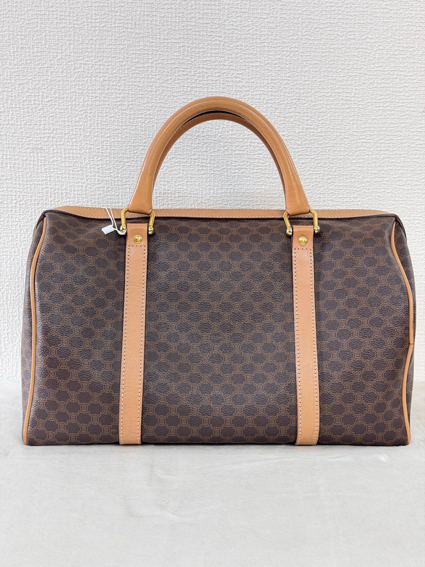 Celine Macadam Boston Bag Brown