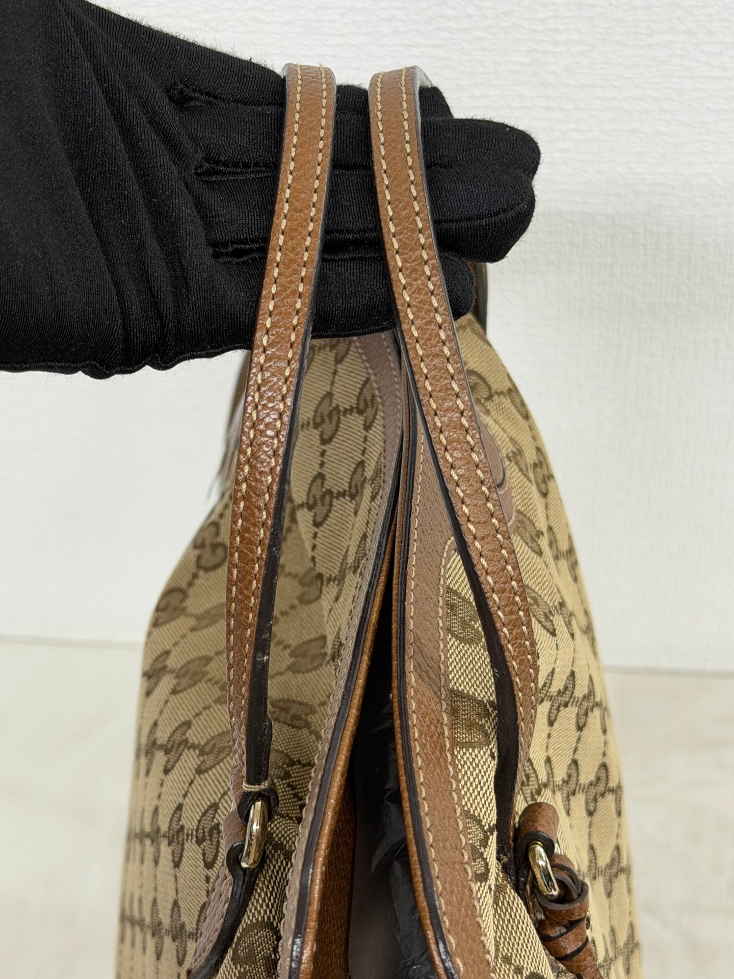Gucci Bree GG Canvas 2WAY Top Handle Bag