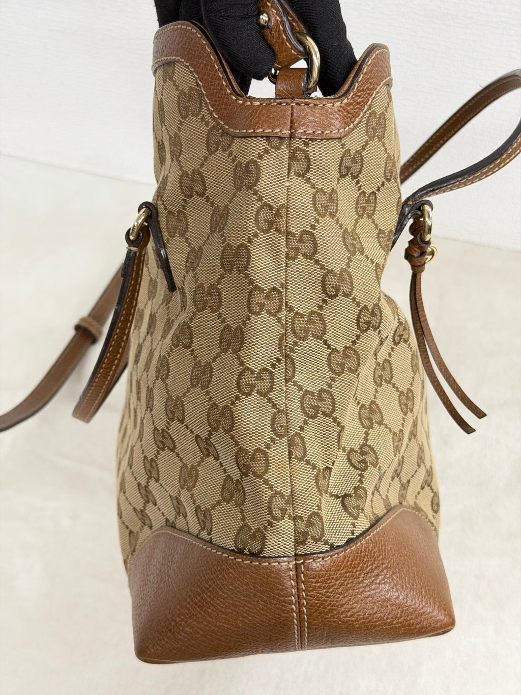 Gucci Bree GG Canvas 2WAY Top Handle Bag