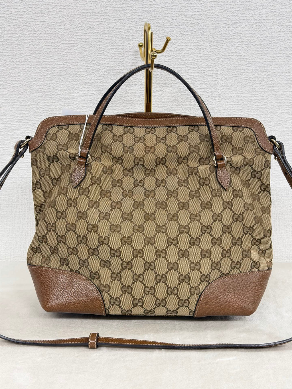 Gucci Bree GG Canvas 2WAY Top Handle Bag